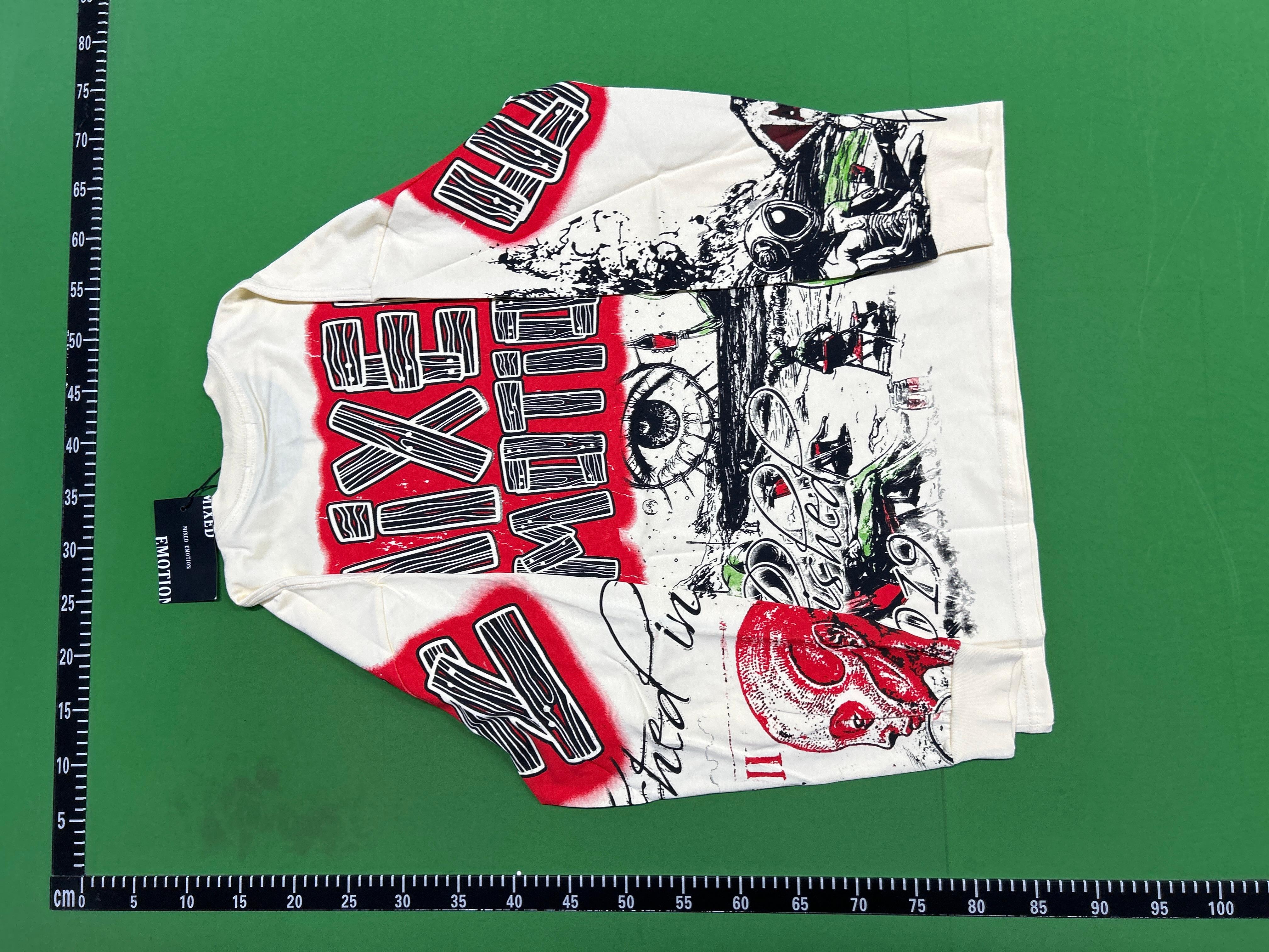 Foto QC 4 de Other Zip-up Hoodie Jacket Rhinestone Emotions Never Die Red