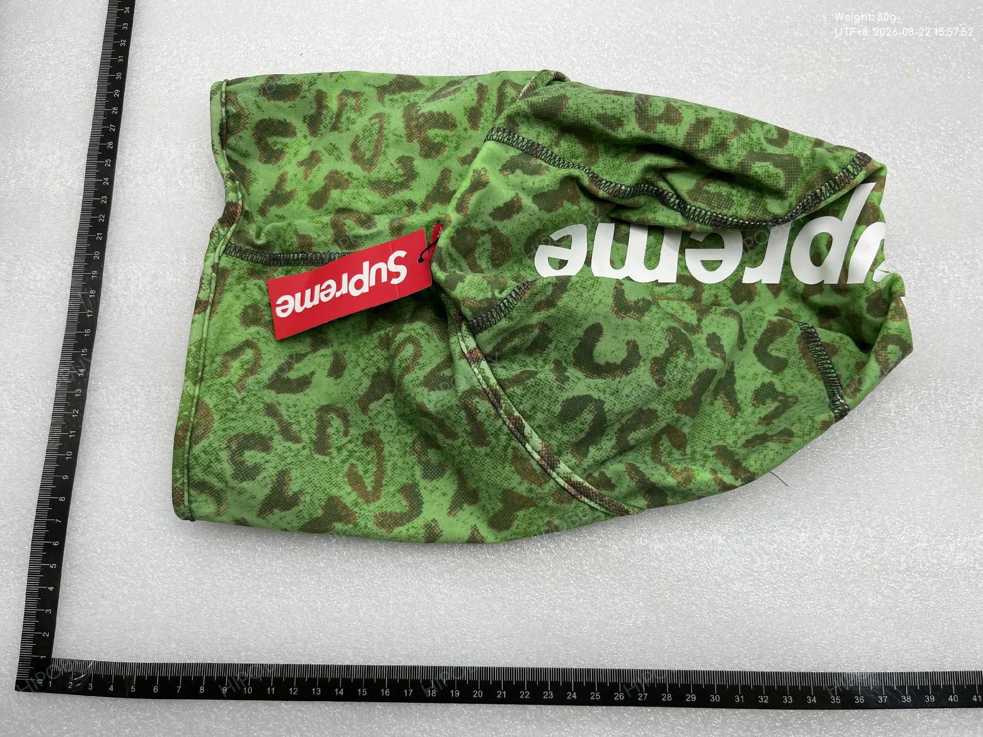 Foto QC 7 de Supreme Heat Reactive Balaclava Green Leopard