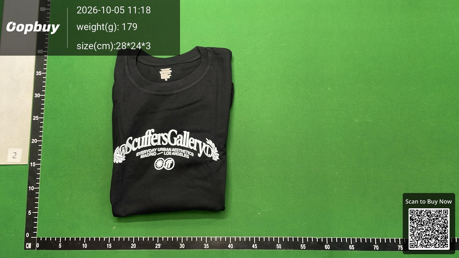 Foto QC 4 de Scuffers T-shirt Everyday Urban Aesthetics Charcoal