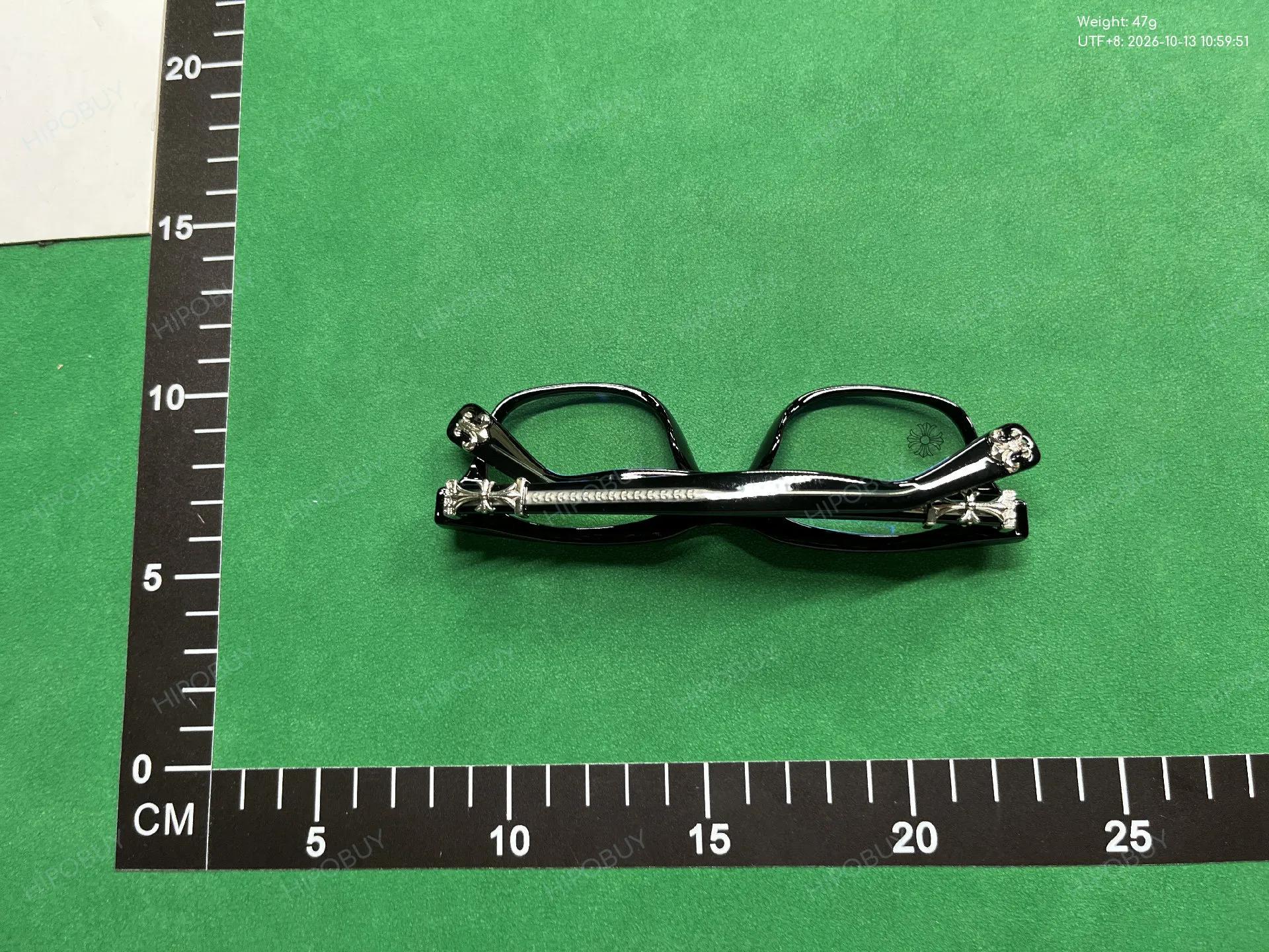 Foto QC 2 de Chrome Hearts Square-Frame Acetate Eyeglasses Clear (6073)