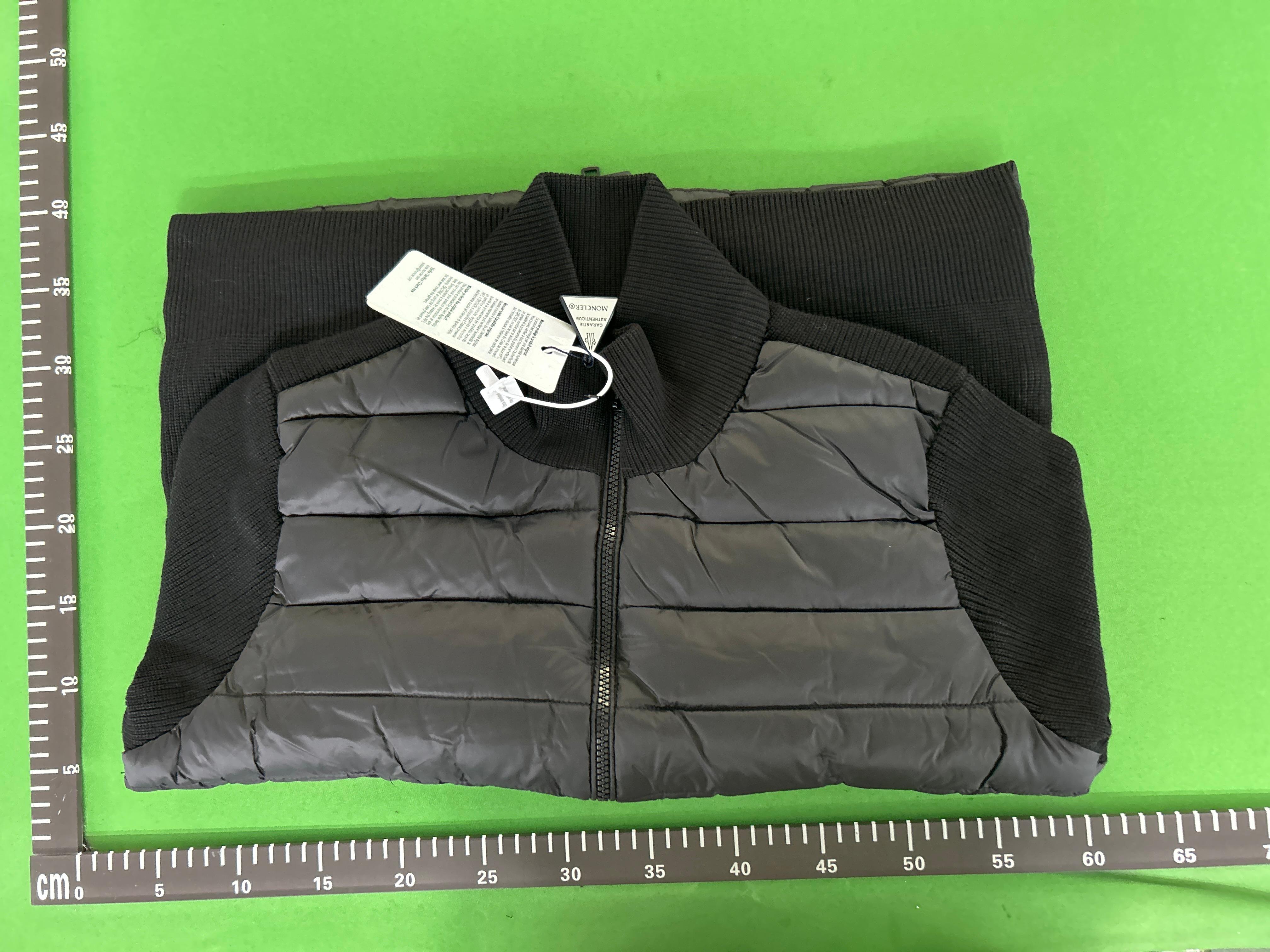 Foto QC 5 de Moncler Down Jacket Hooded Knit Hybrid Navy