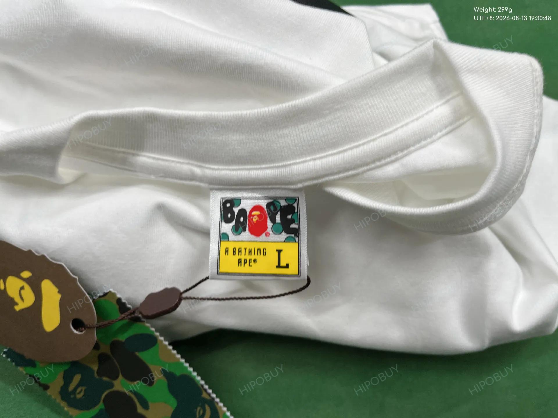 Foto QC 5 de BAPE Check By Bathing Ape Tee Black