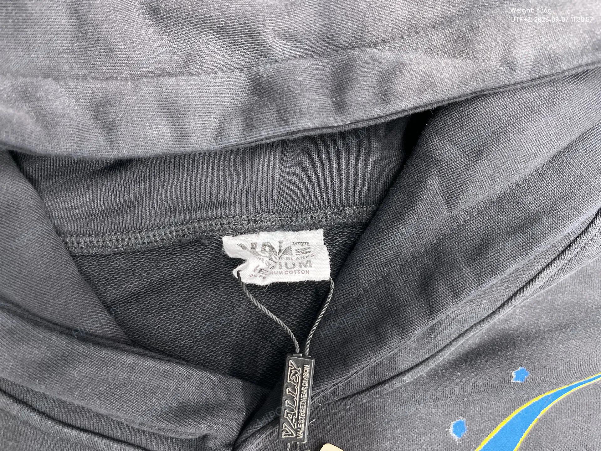 Foto QC 5 de Vale Forever Valley Army of Dreams Zip Sweater Washed Black