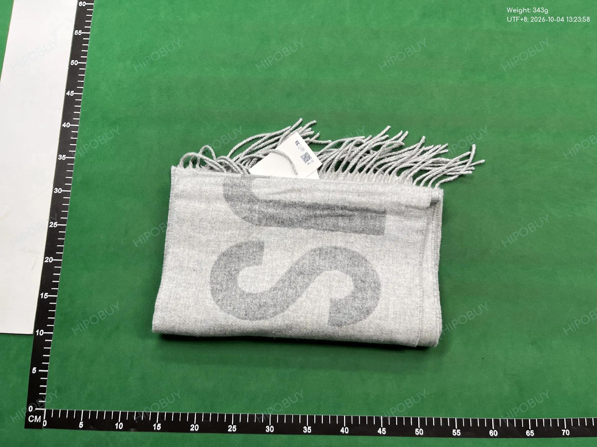 Foto QC 3 de Jacquemus Logo Jacquard Scarf Brown/Beige