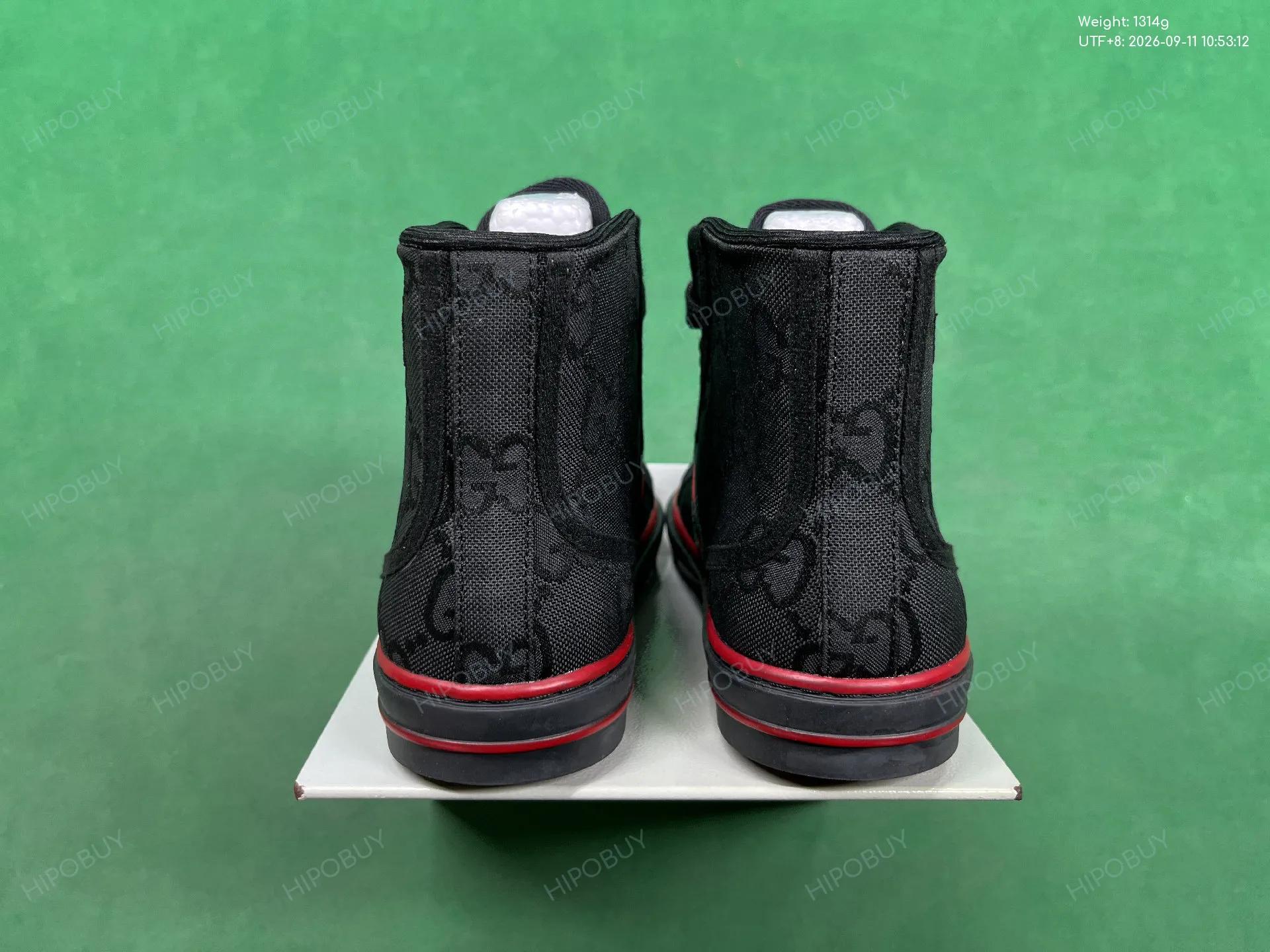 Foto QC 3 de Gucci Tennis 1977 High Top Blue GG Denim Monogram