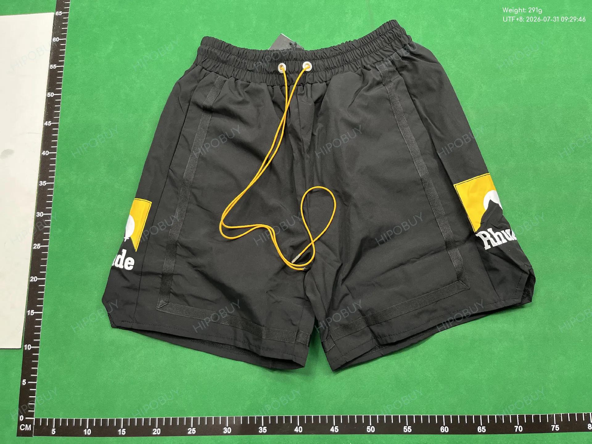 Foto QC 2 de Rhude Pants Wide Leg Graphic Blue Black