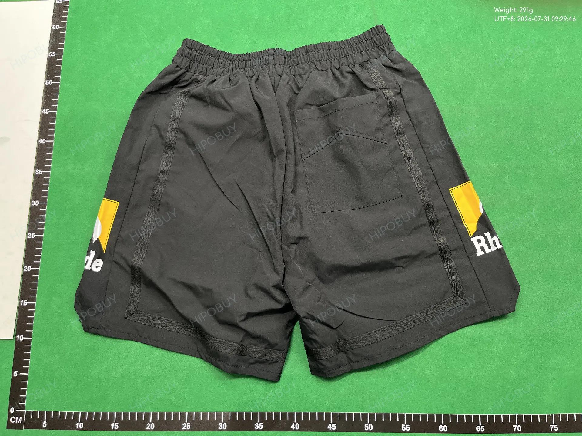 Foto QC 3 de Rhude Pants Wide Leg Graphic Blue Black