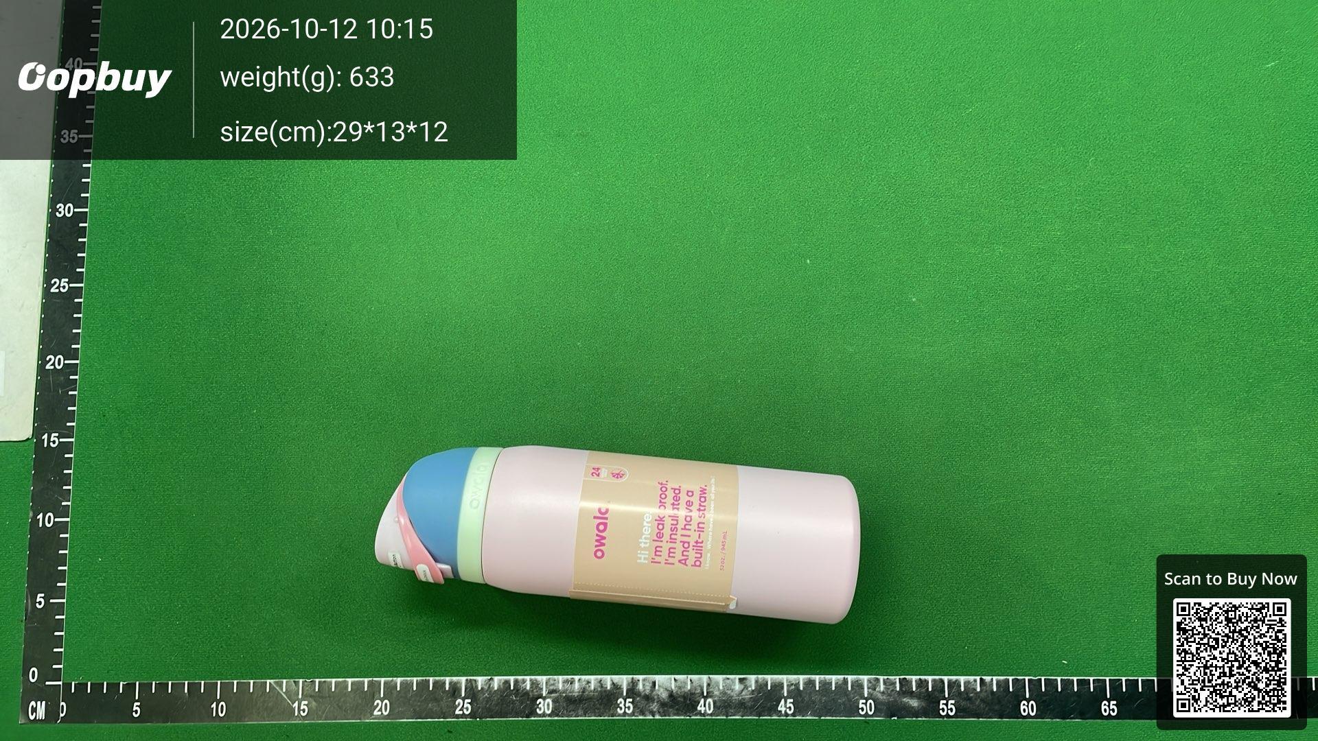 Foto QC 3 de Owala FreeSip Water Bottle 32oz Very, Very Dark