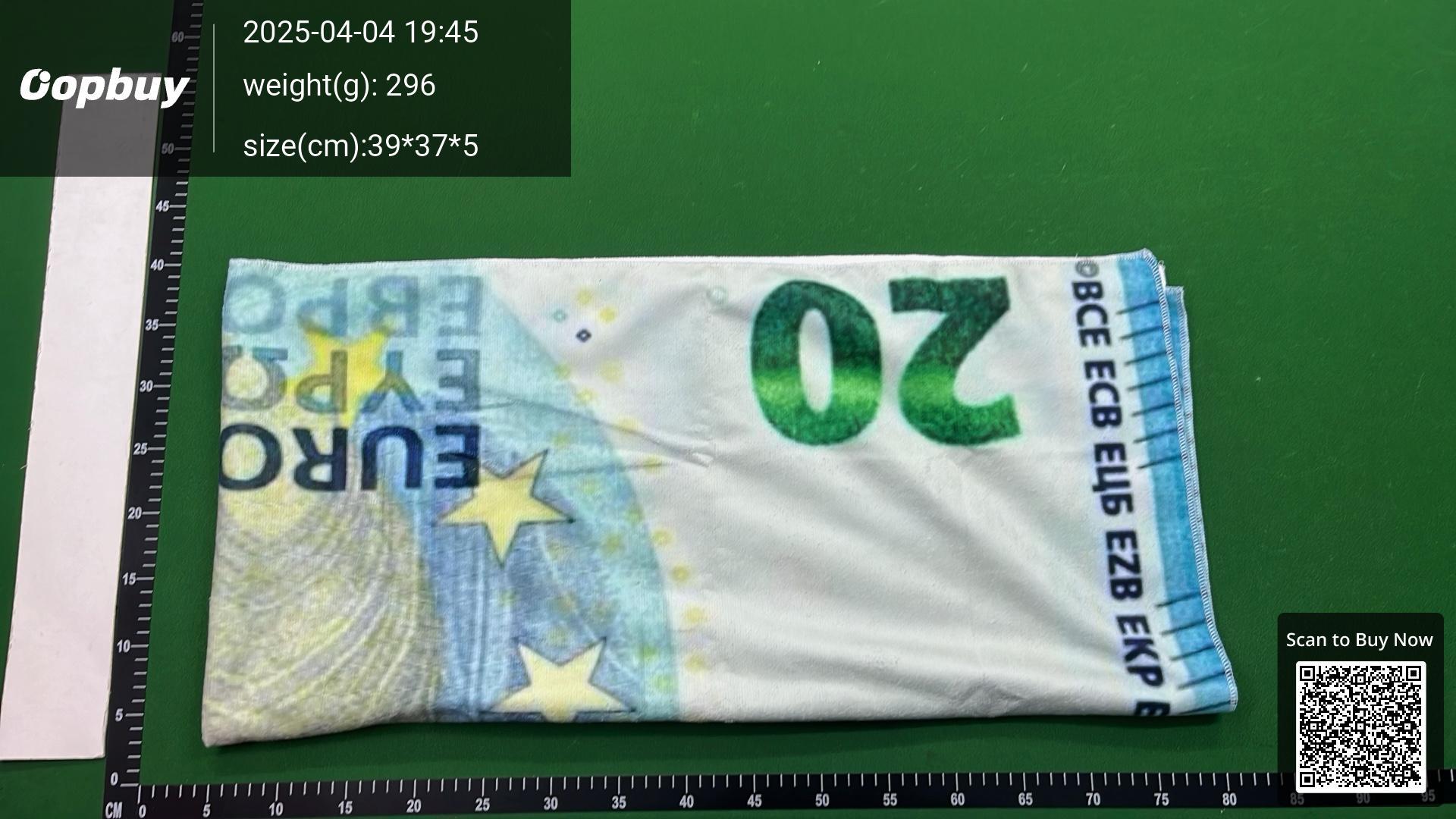 Foto QC 4 de Money Banknote Blanket 50 Euro