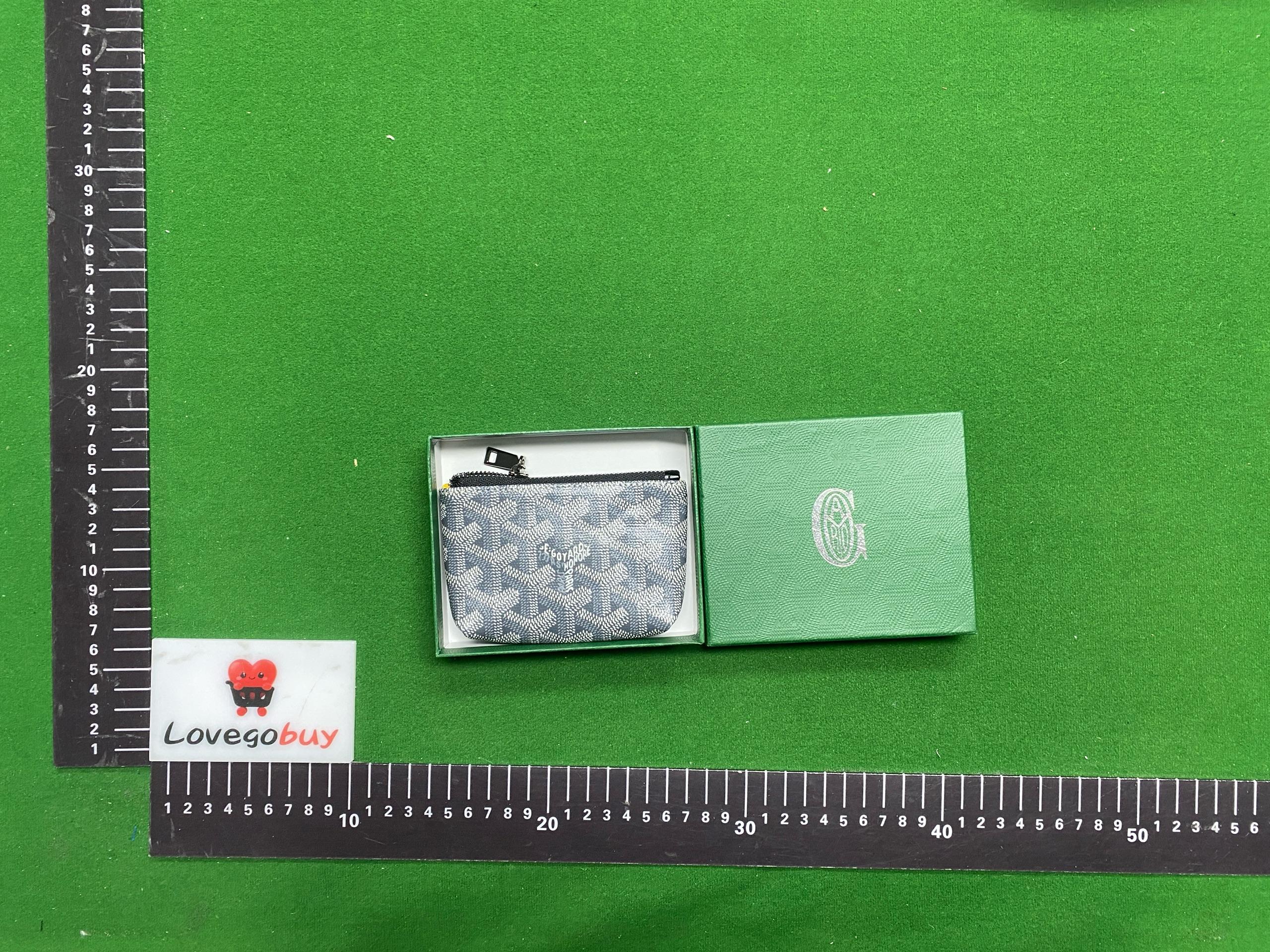 Foto QC 2 de Goyard Matignon Mini Wallet Goyardine Yellow