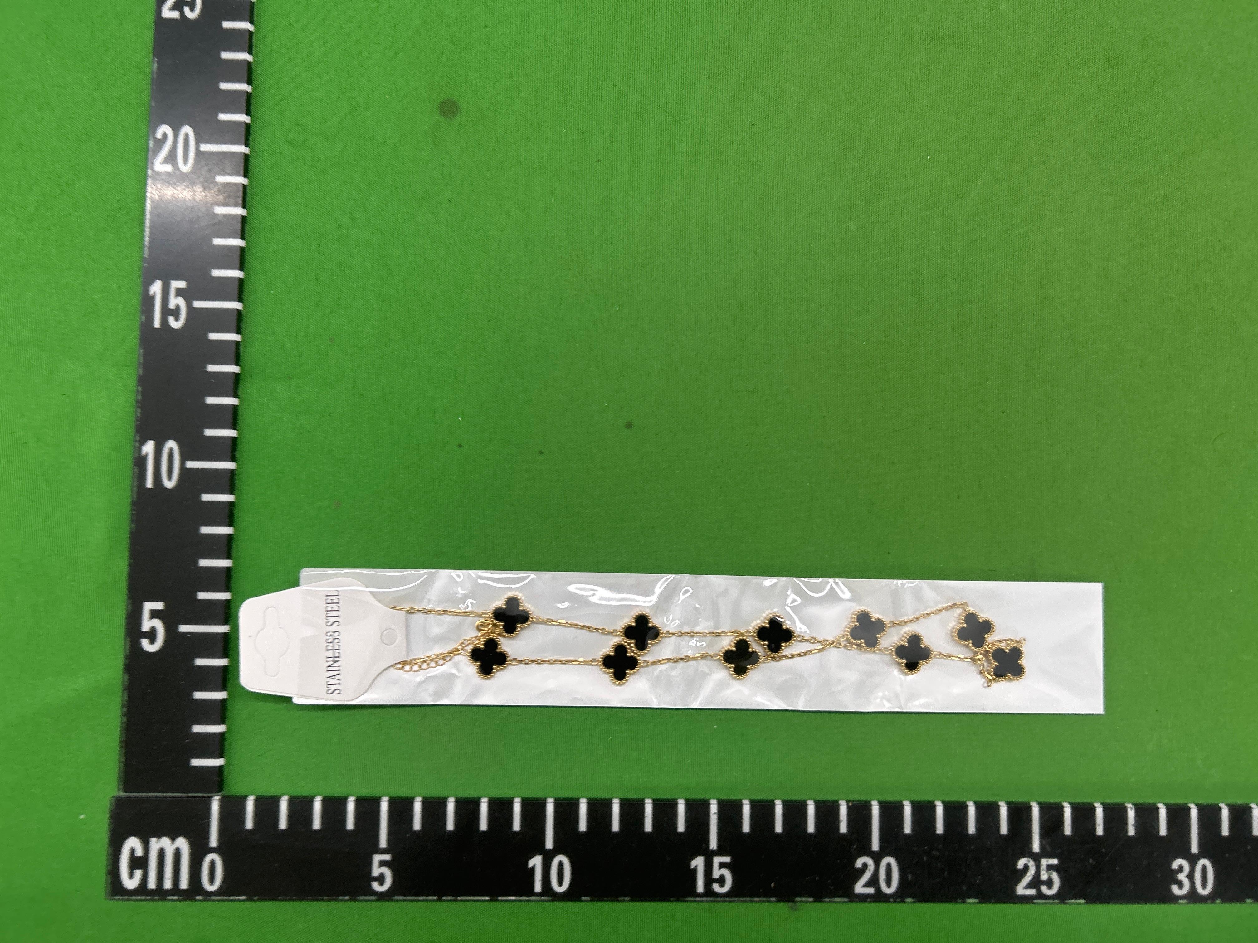 Foto QC 3 de Unbranded Clover Necklace Metal Mother of Pearl White