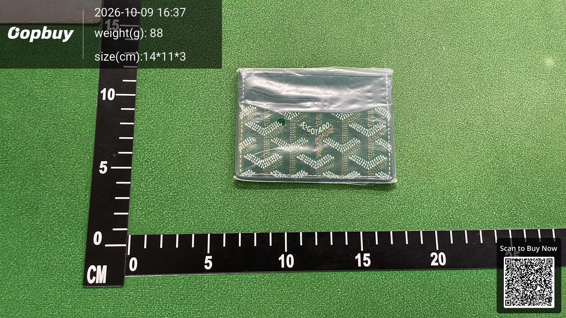 Foto QC 8 de Goyard Matignon Mini Wallet Goyardine Black