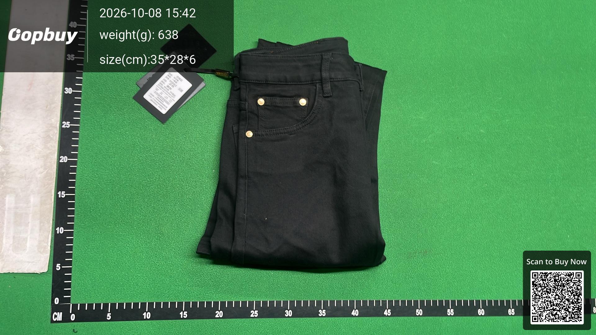 Foto QC 8 de Fendi Monster Eyes Jeans Slim Black
