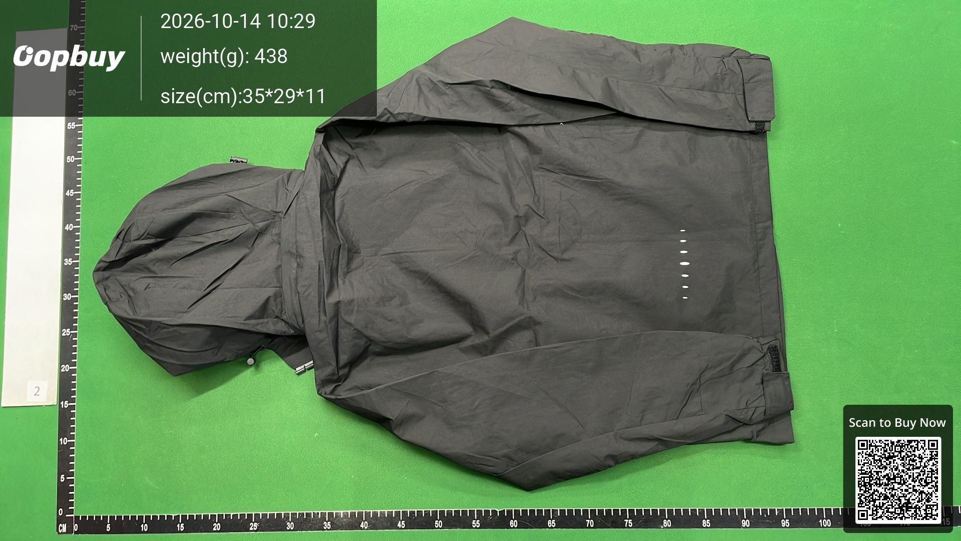 Foto QC 6 de Under Armour Waterproof Windbreaker Jacket Grey