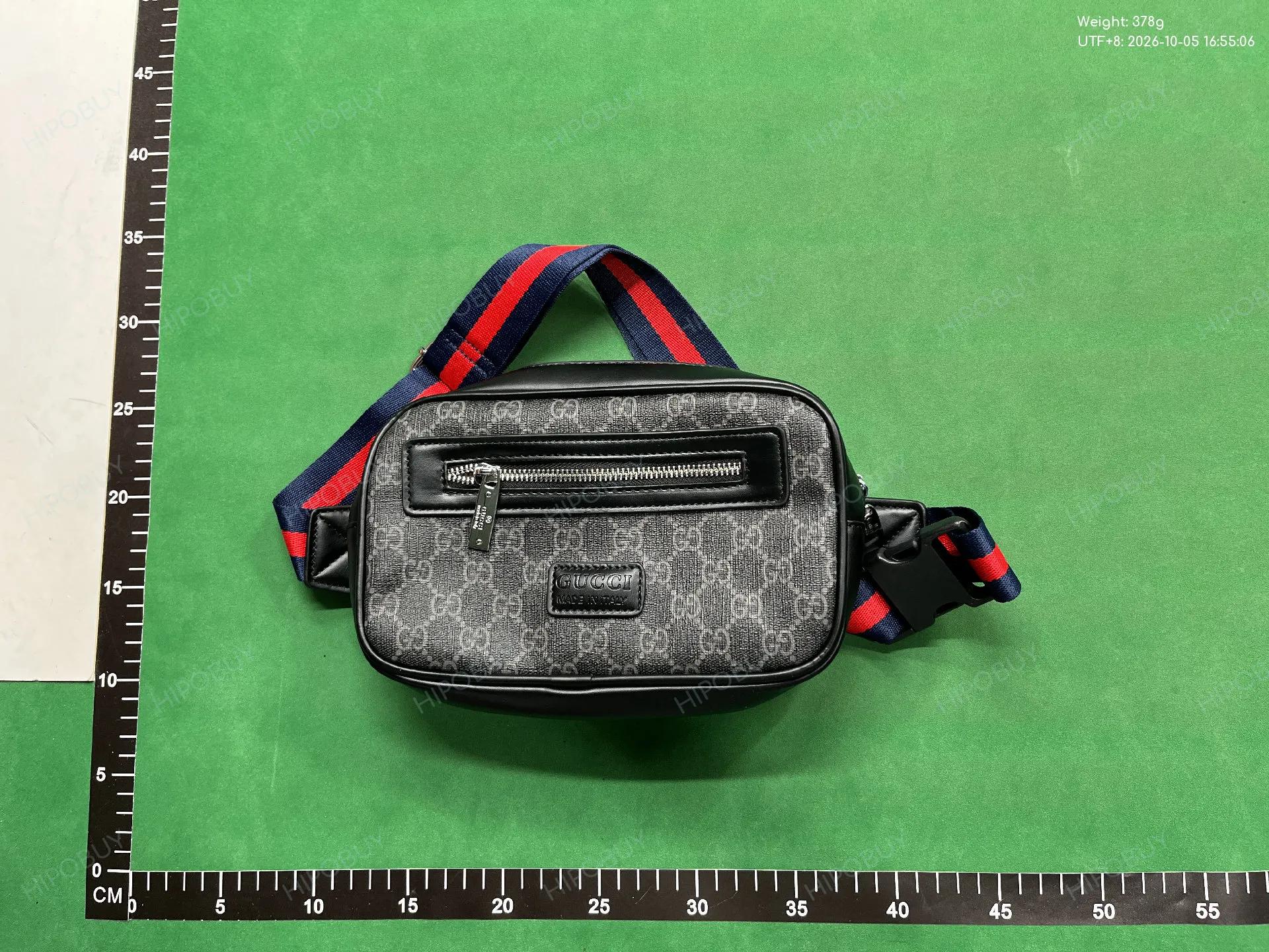 Foto QC 1 de Gucci Soft GG Supreme Belt Bag Black/Grey
