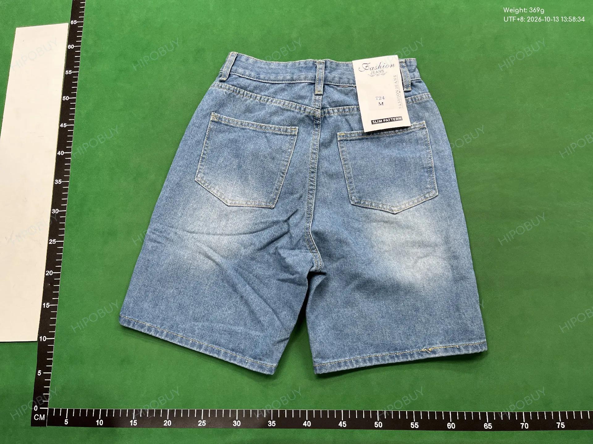 Foto QC 7 de Other Denim Shorts Loose Straight White