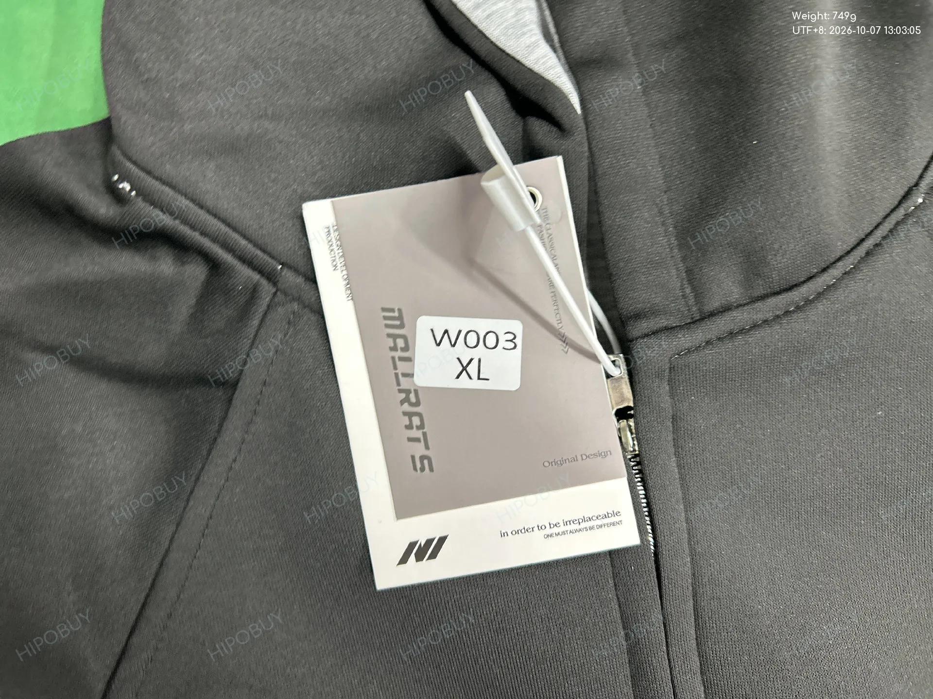 Foto QC 1 de Cole Buxton Boxy Zip Sweater Heavyweight 450g Grey Burgundy
