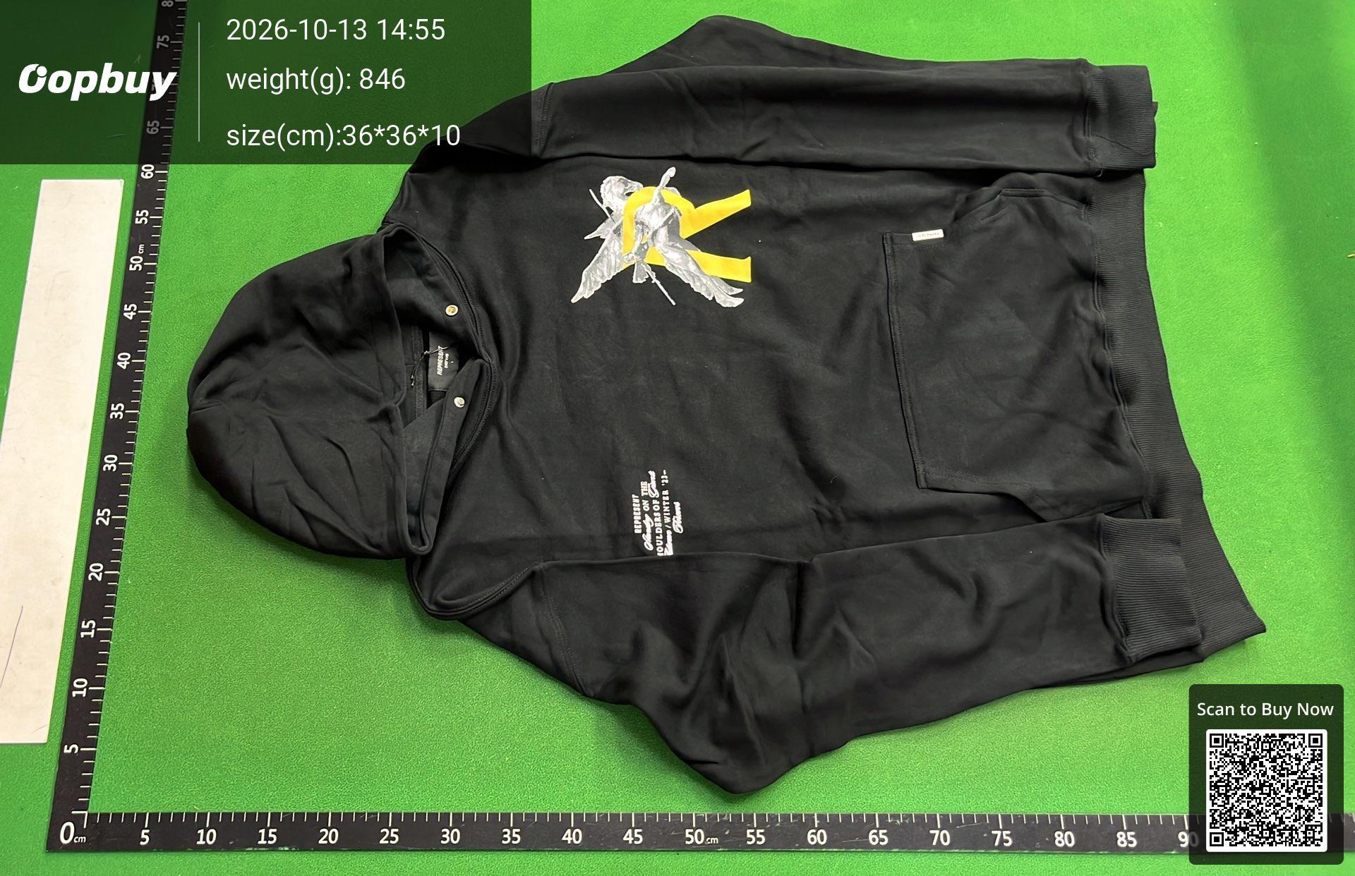 Foto QC 6 de Represent Icarus Hoodie White