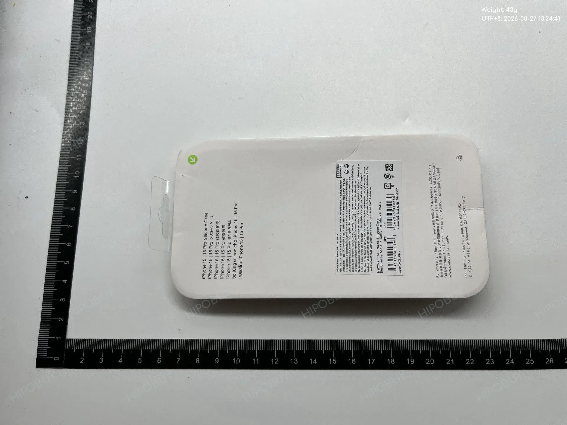 Foto QC 7 de Apple Silicone Case for iPhone 15 Pro White