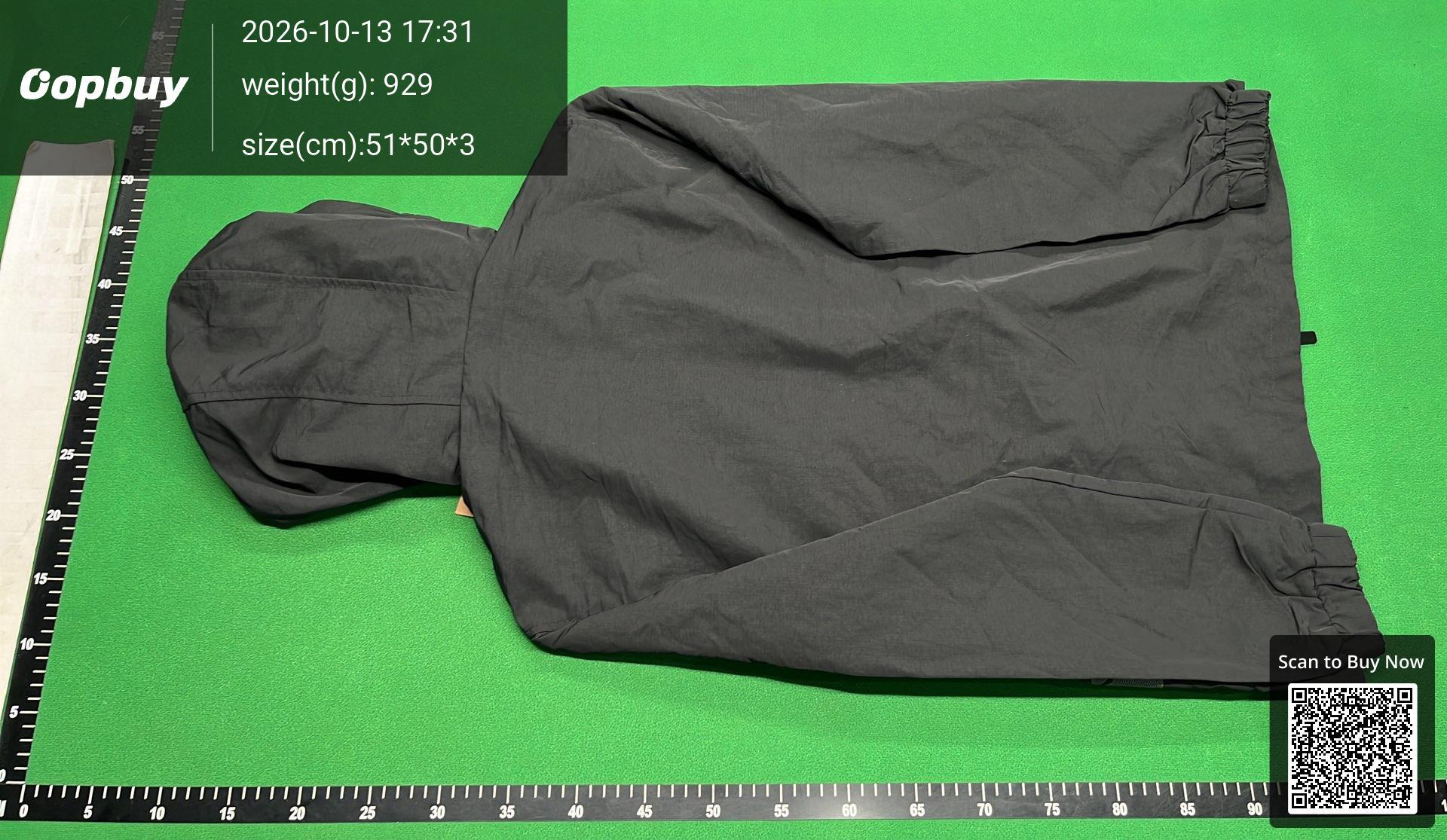 Foto QC 3 de Burberry Knight Windbreaker Jacket Black