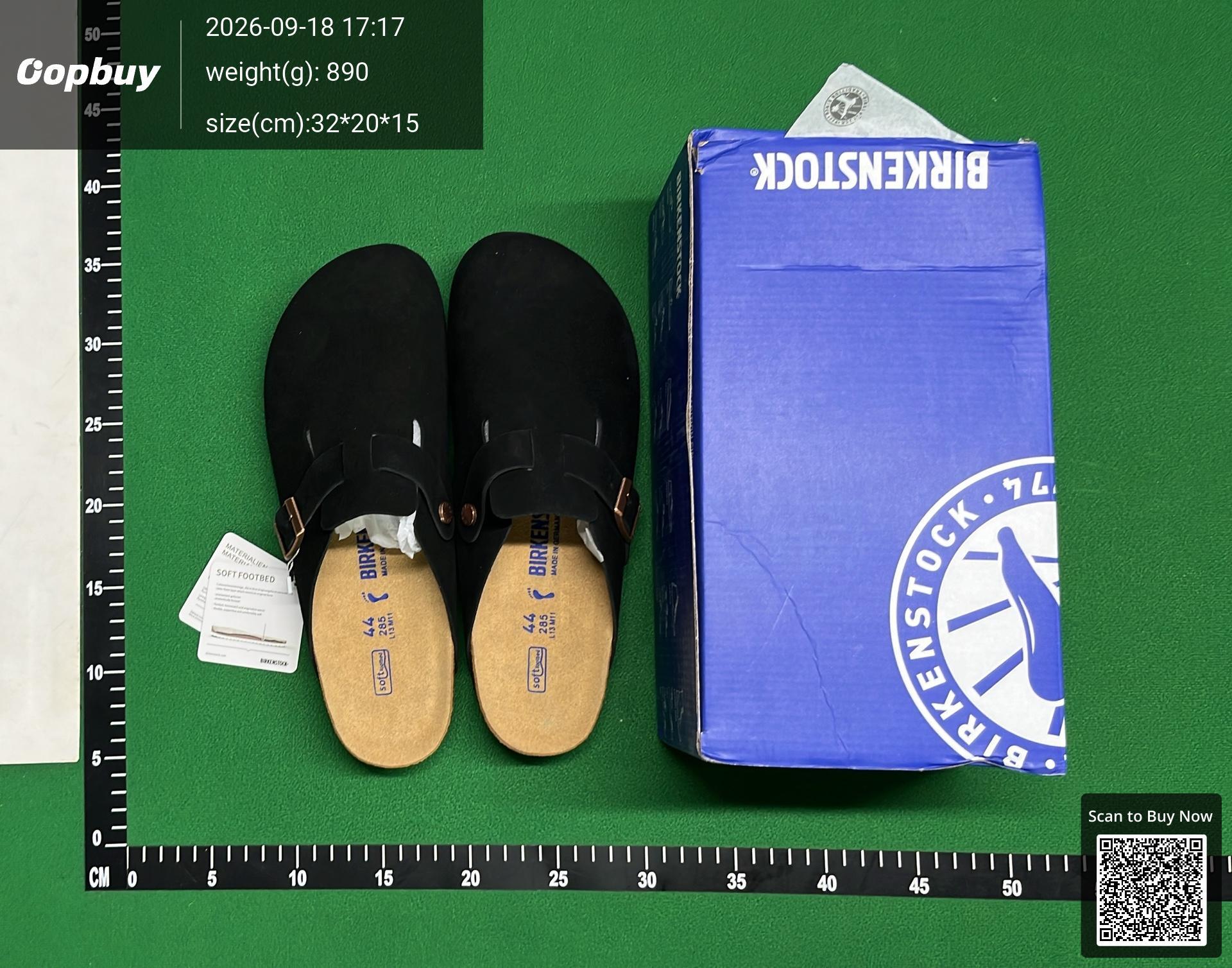 Foto QC 1 de Birkenstock Boston Suede Leather Taupe