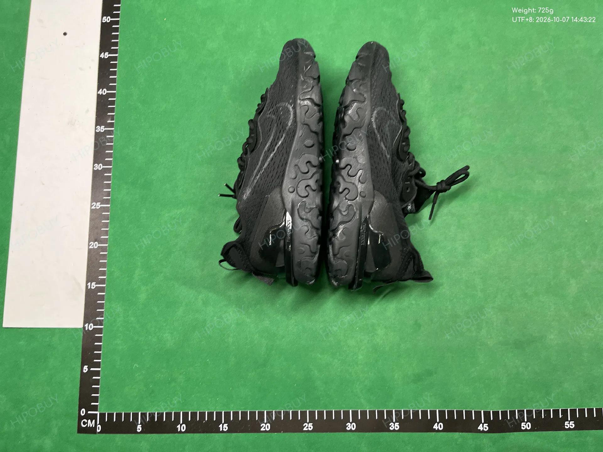 Foto QC 5 de Other Wave-Pattern Running Shoes Low Black White