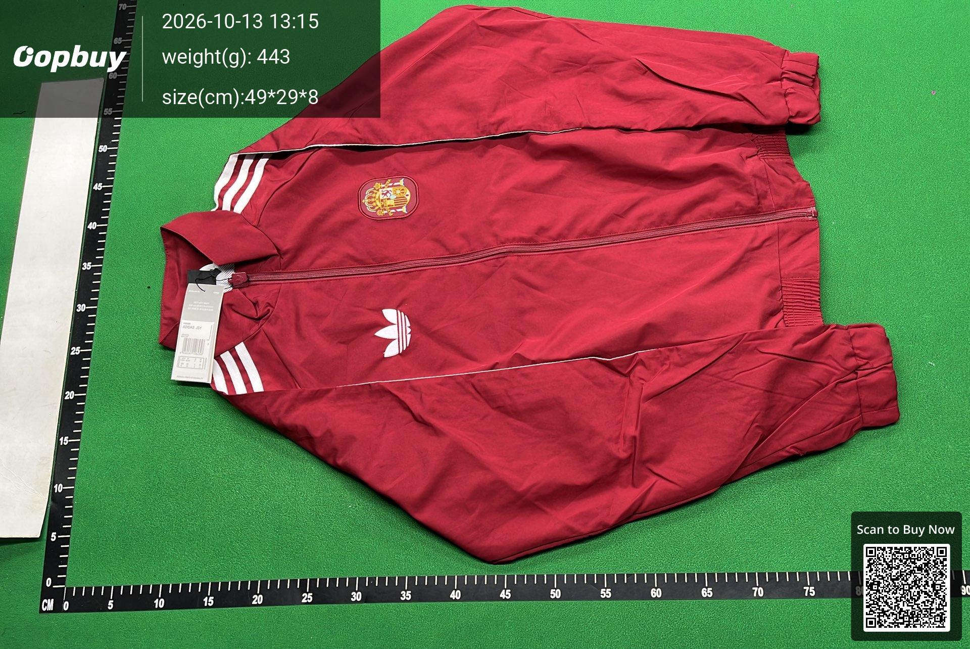 Foto QC 6 de adidas Spain 2026 World Cup Windbreaker Jacket Navy Red Yellow