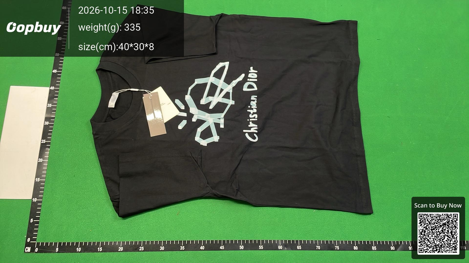 Foto QC 2 de Dior Alphabet T-shirt Star White