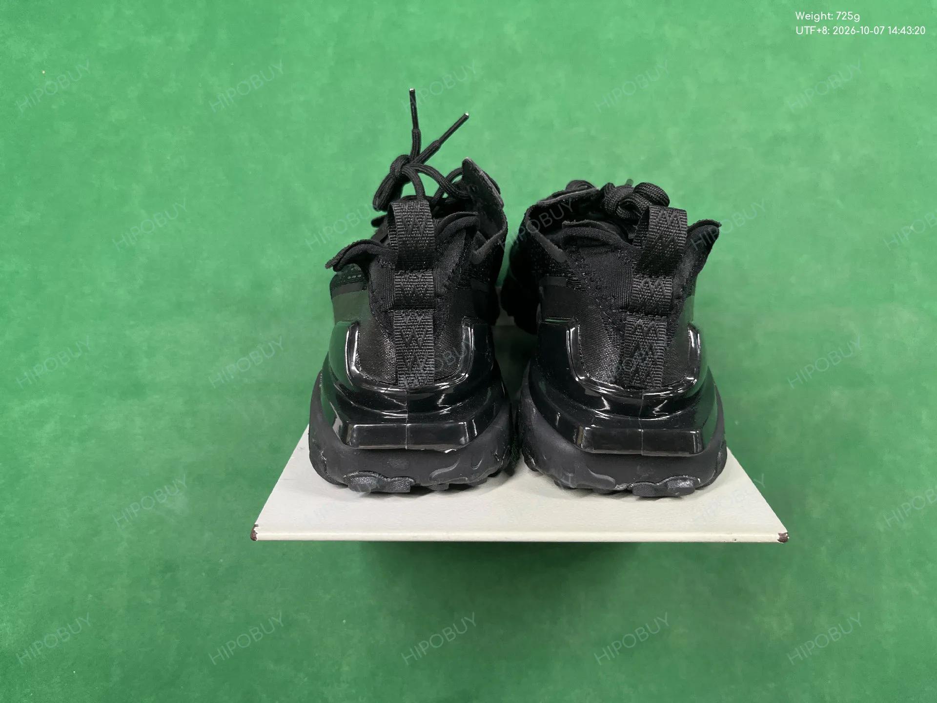 Foto QC 3 de Other Wave-Pattern Running Shoes Low Black White