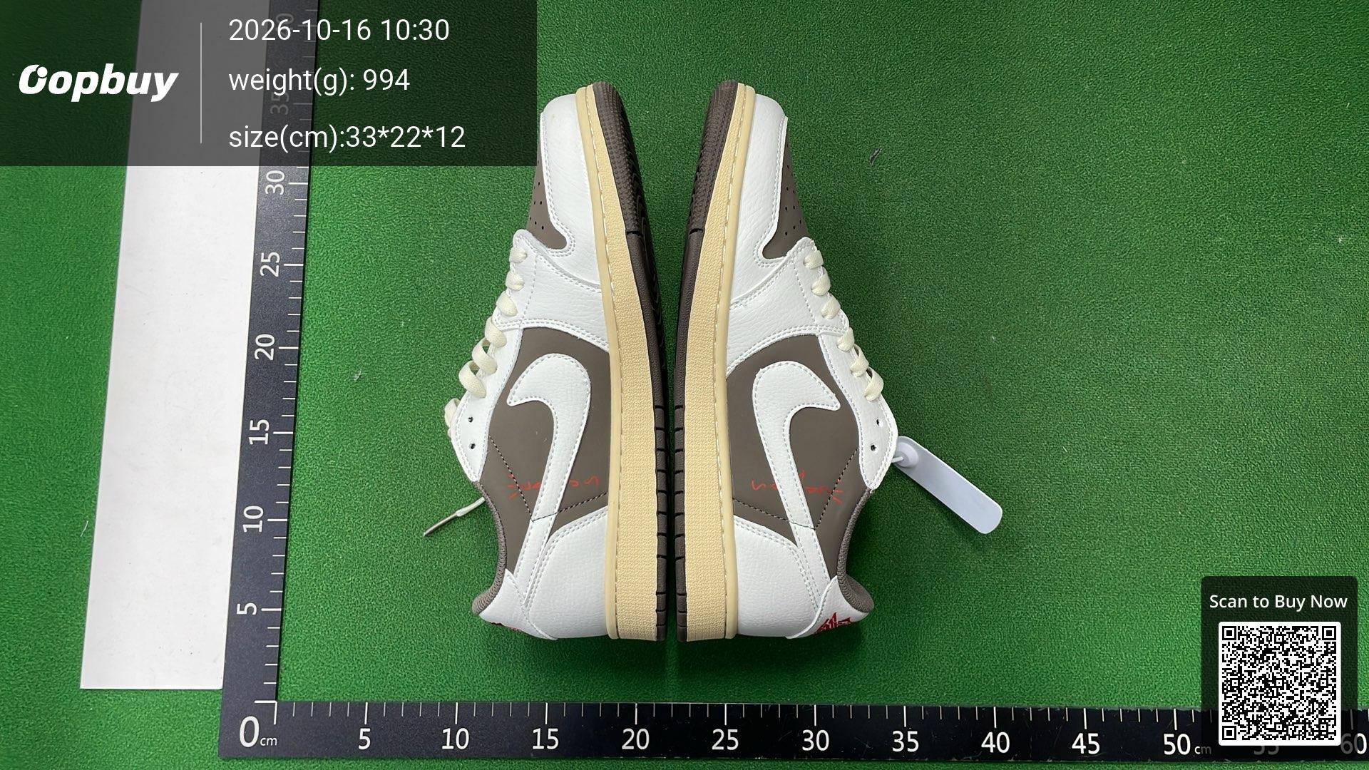 Foto QC 4 de Jordan 1 Retro Low OG SP Travis Scott Black Phantom DM7866-001