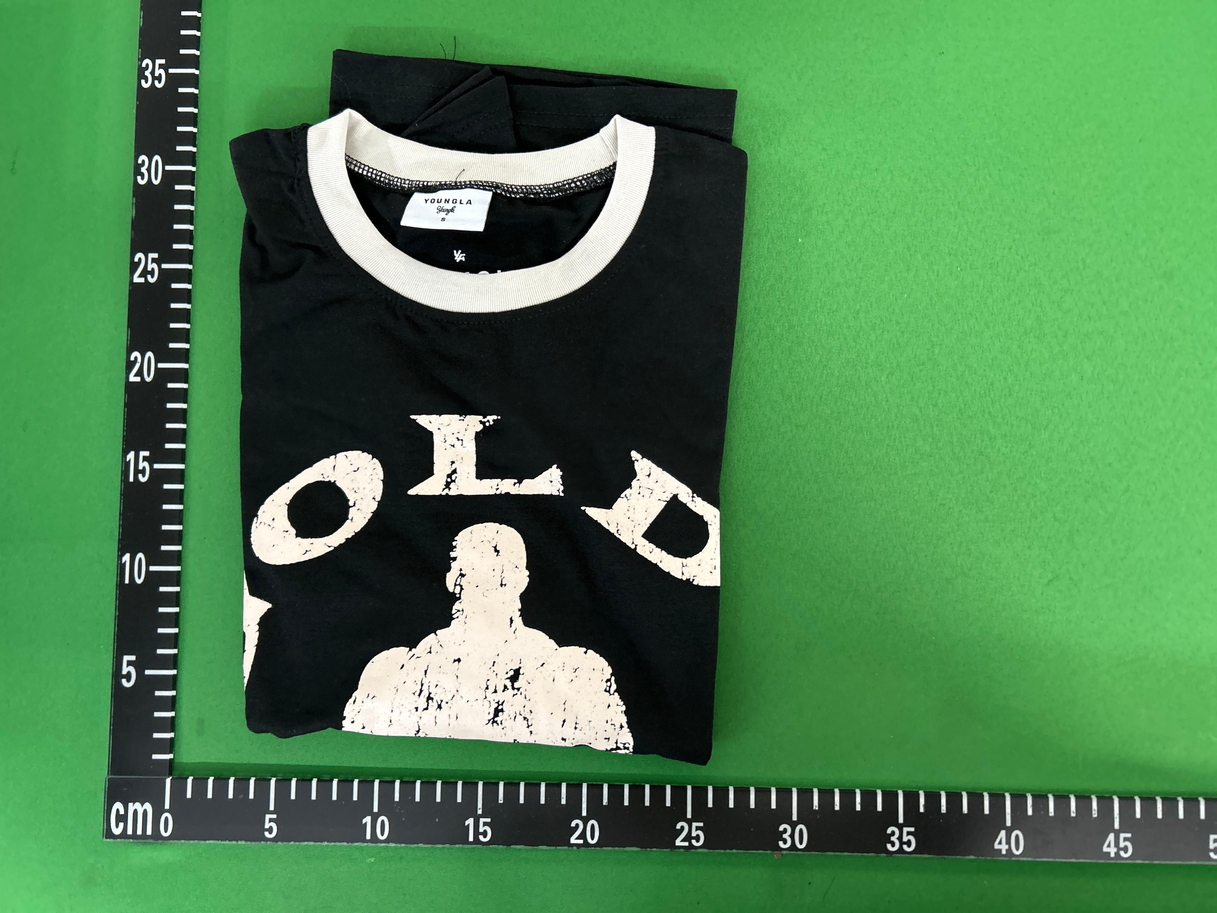 Foto QC 1 de YoungLA Gold's Gym Ringer T-shirt Bodybuilder Graphic Grey