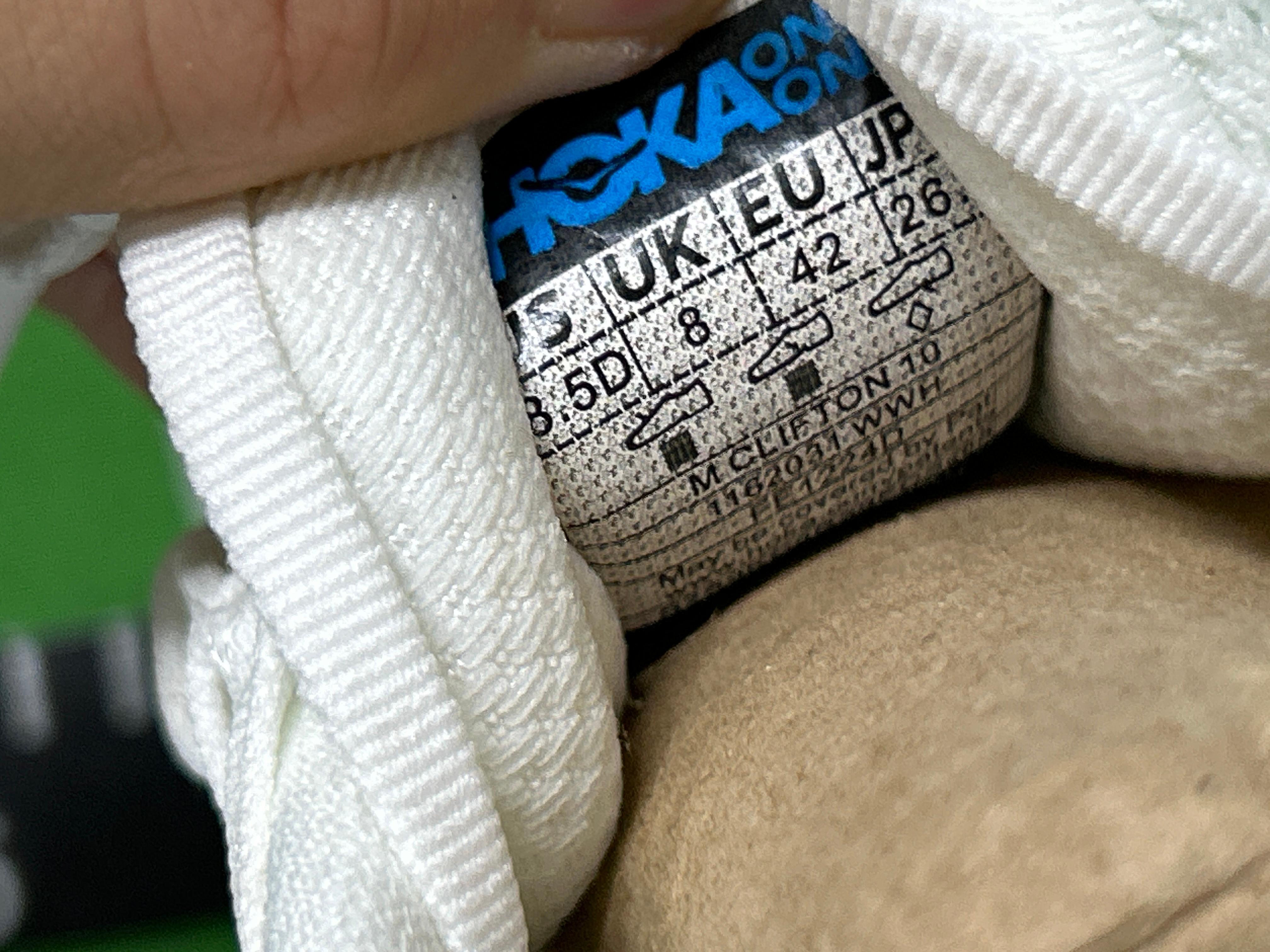 Foto QC 7 de Hoka Clifton 9 Low White Lemonade 1127896-WTL