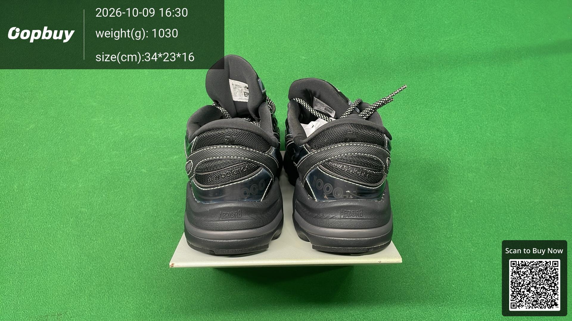 Foto QC 3 de New Balance 1000 Retro Aimé Leon Dore Black M1000AL1