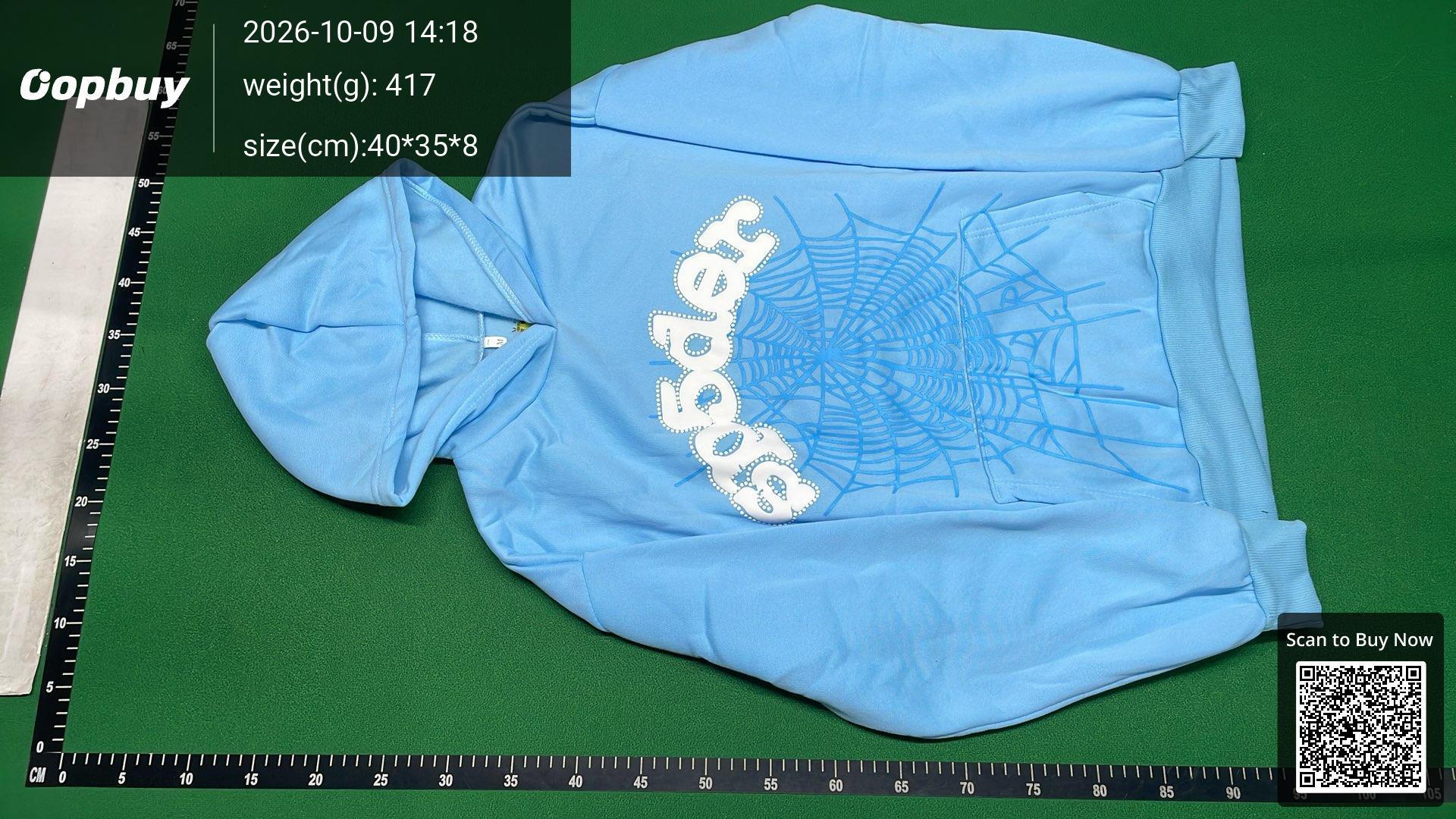 Foto QC 6 de Sp5der 555 Sweater Spiderweb Purple