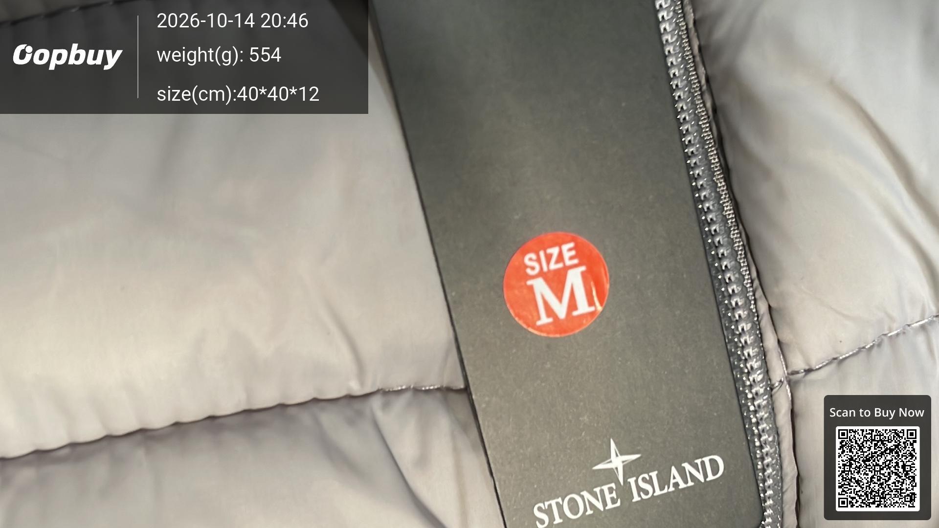 Foto QC 4 de Stone Island Hooded Puffer Jacket Black