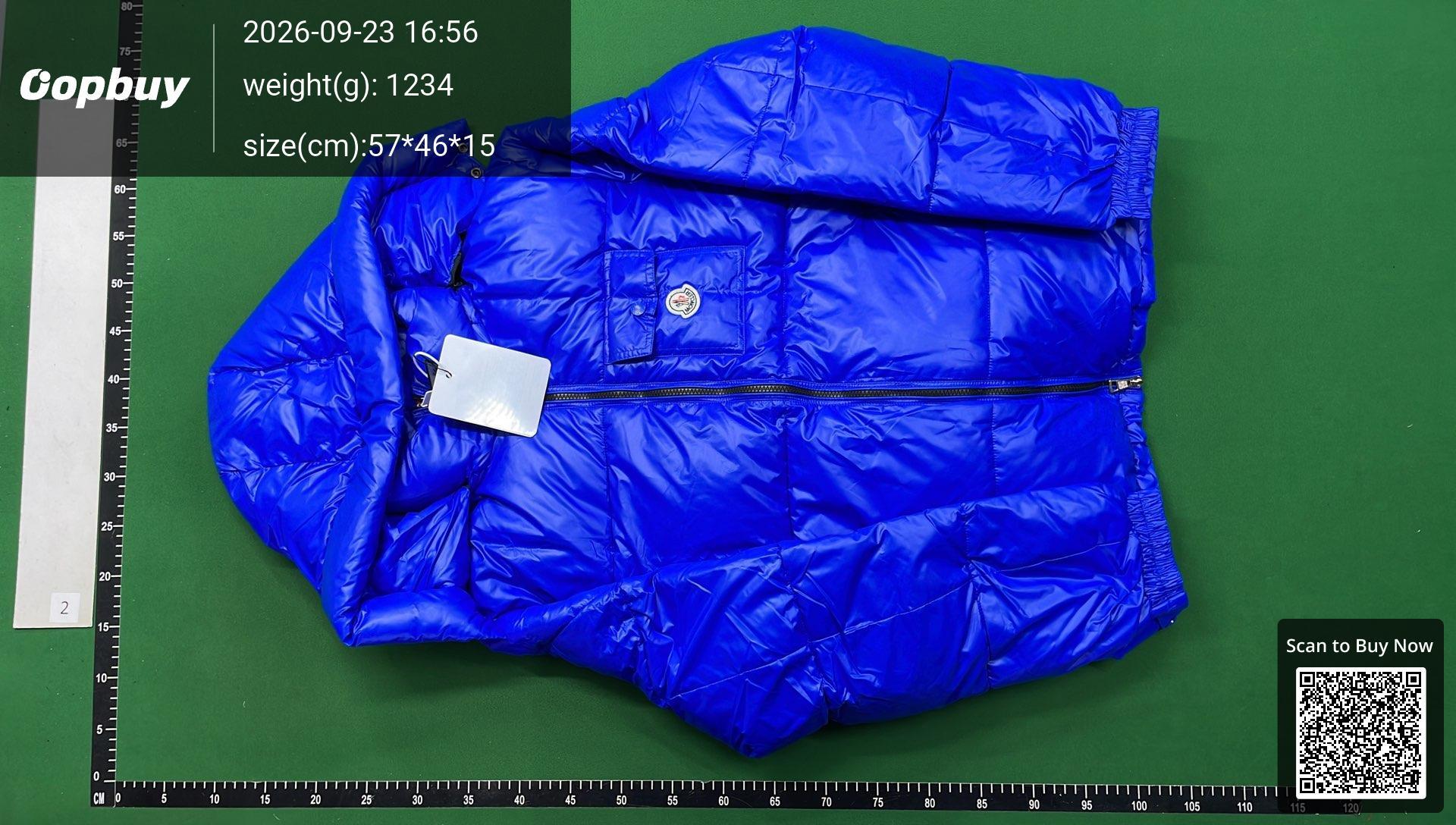 Foto QC 6 de Moncler Spider-Man Violier Short Down Jacket Black