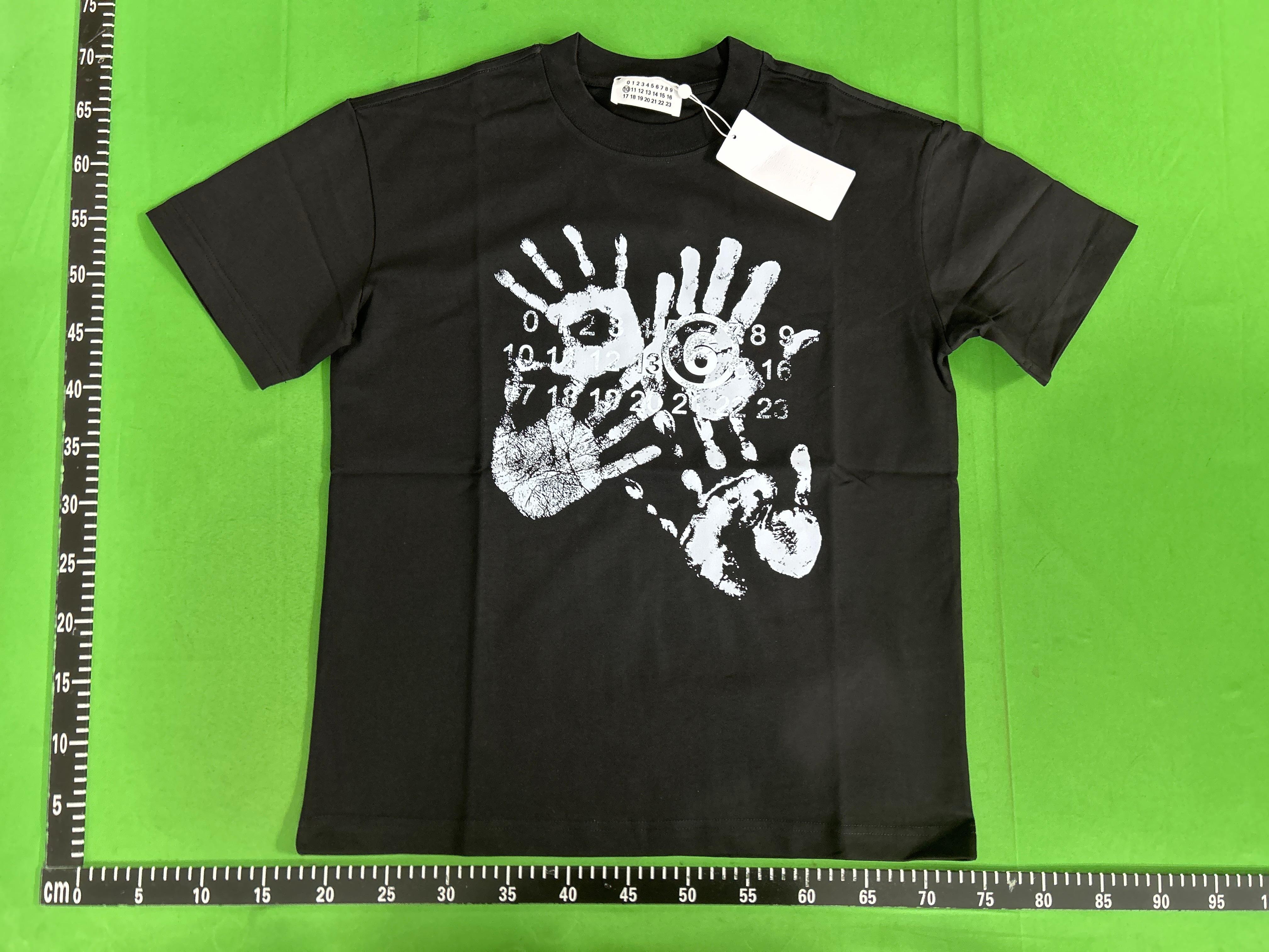 Foto QC 3 de MM6 Numeric Logo T-shirt Kitten Print Black