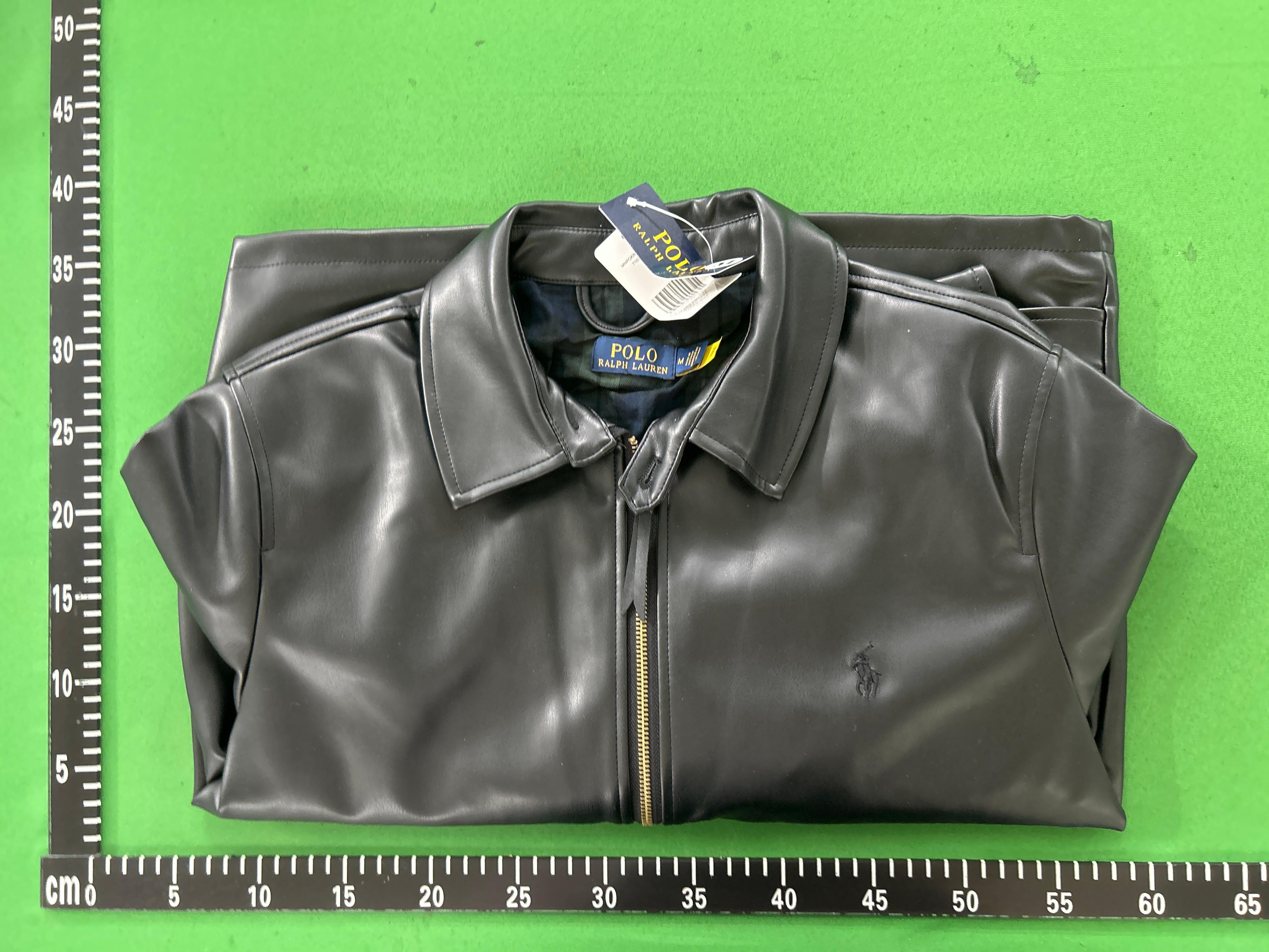 Foto QC 1 de Other Bomber Jacket Leather Gold Zipper Black