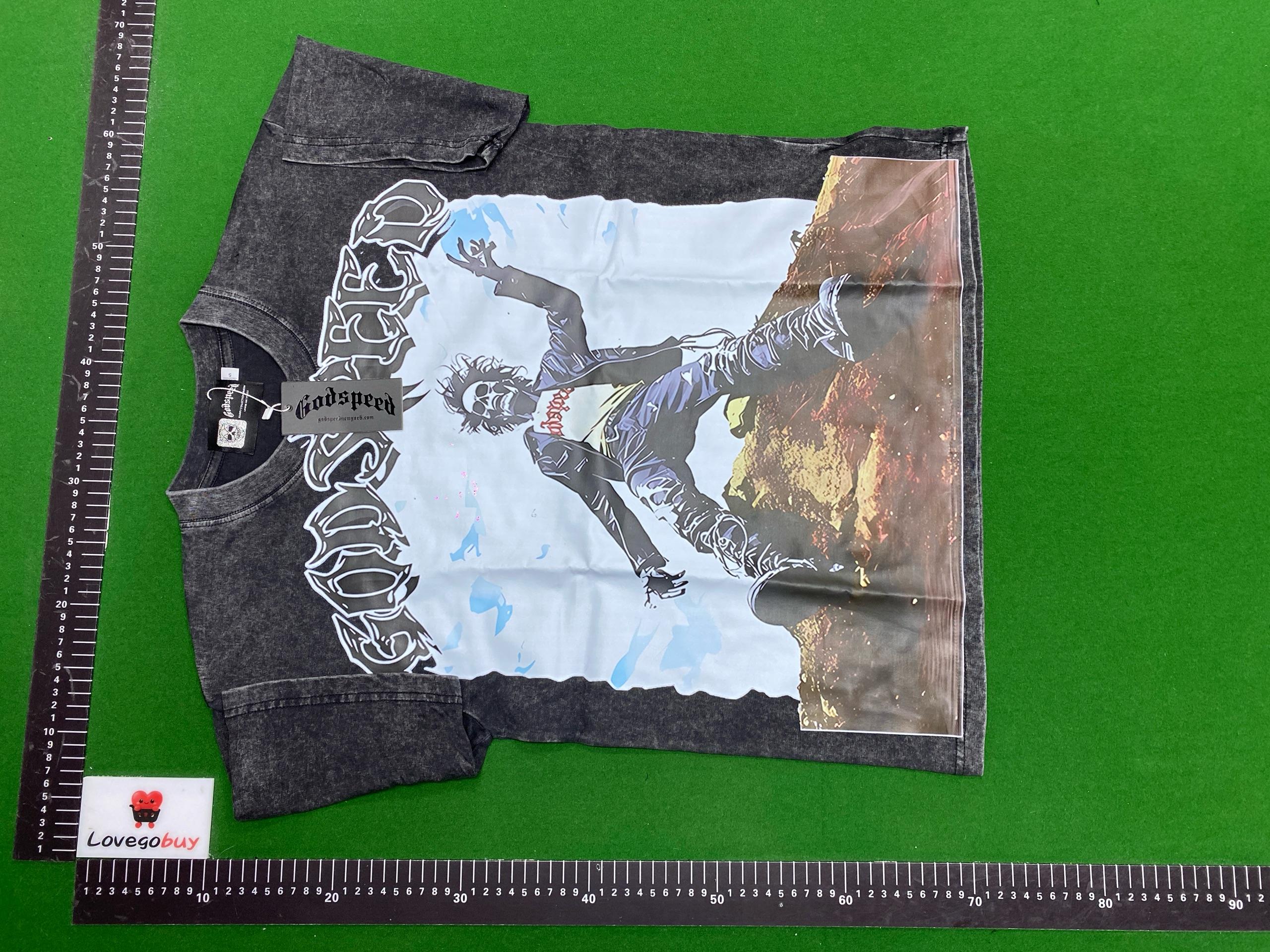 Foto QC 3 de Godspeed Rose Street Graphic T-shirt White