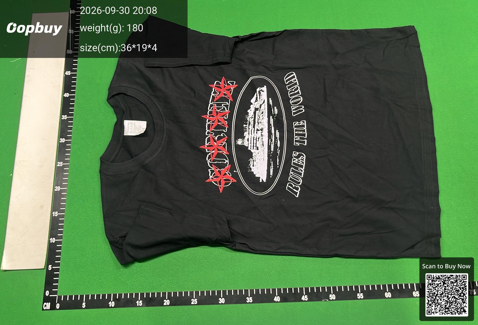 Foto QC 2 de Corteiz x Trapstar T-shirt Star Script Logo White