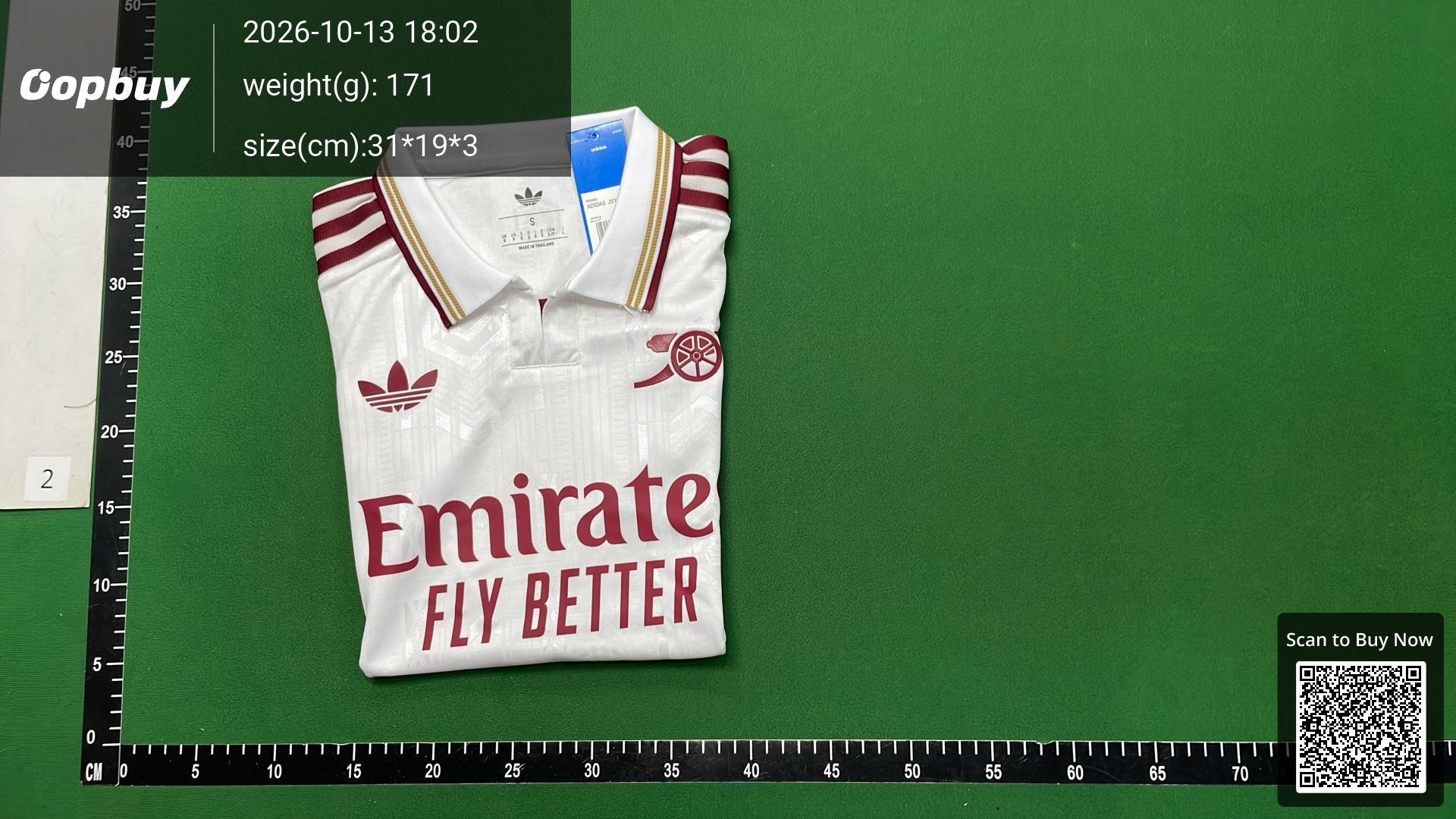 Foto QC 8 de adidas x Arsenal 2026 Away Jersey Black
