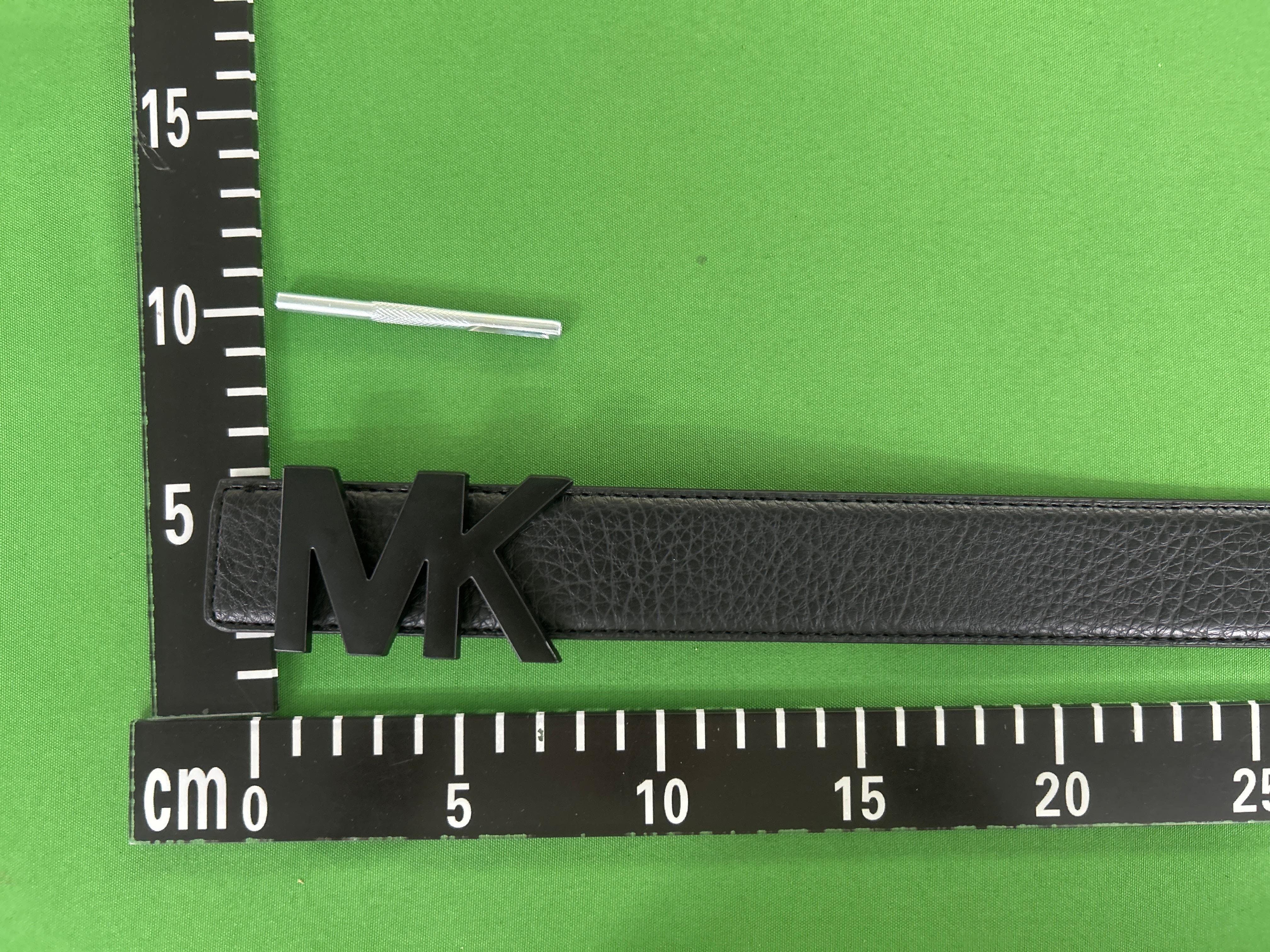 Foto QC 5 de Michael Kors MK Logo Reversible Belt Brown