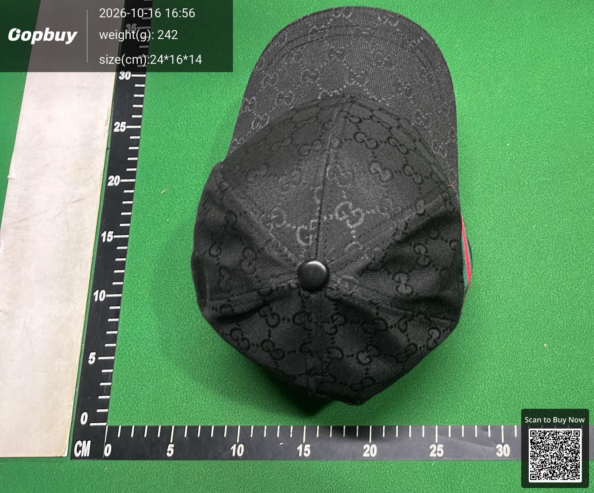 Foto QC 8 de Gucci GG Canvas Web Cap Pink