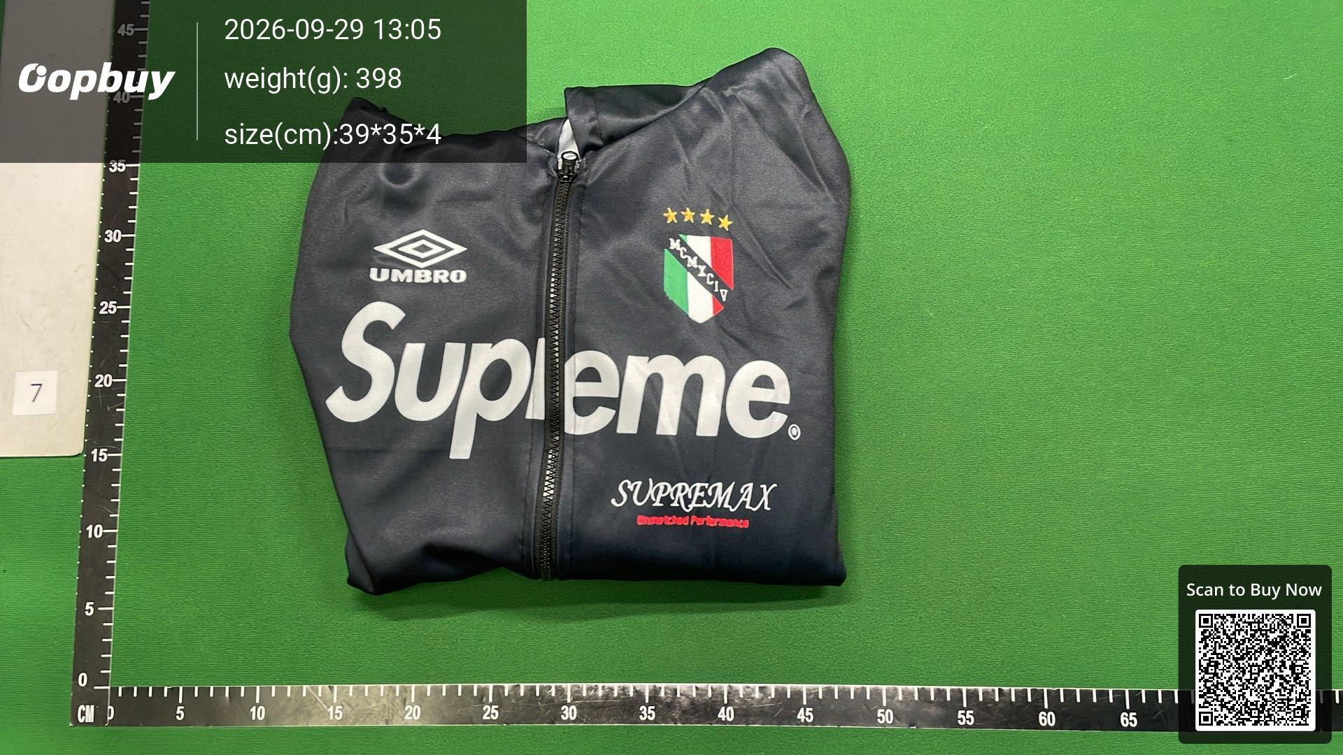 Foto QC 4 de Supreme Umbro Track Jacket Hooded Black
