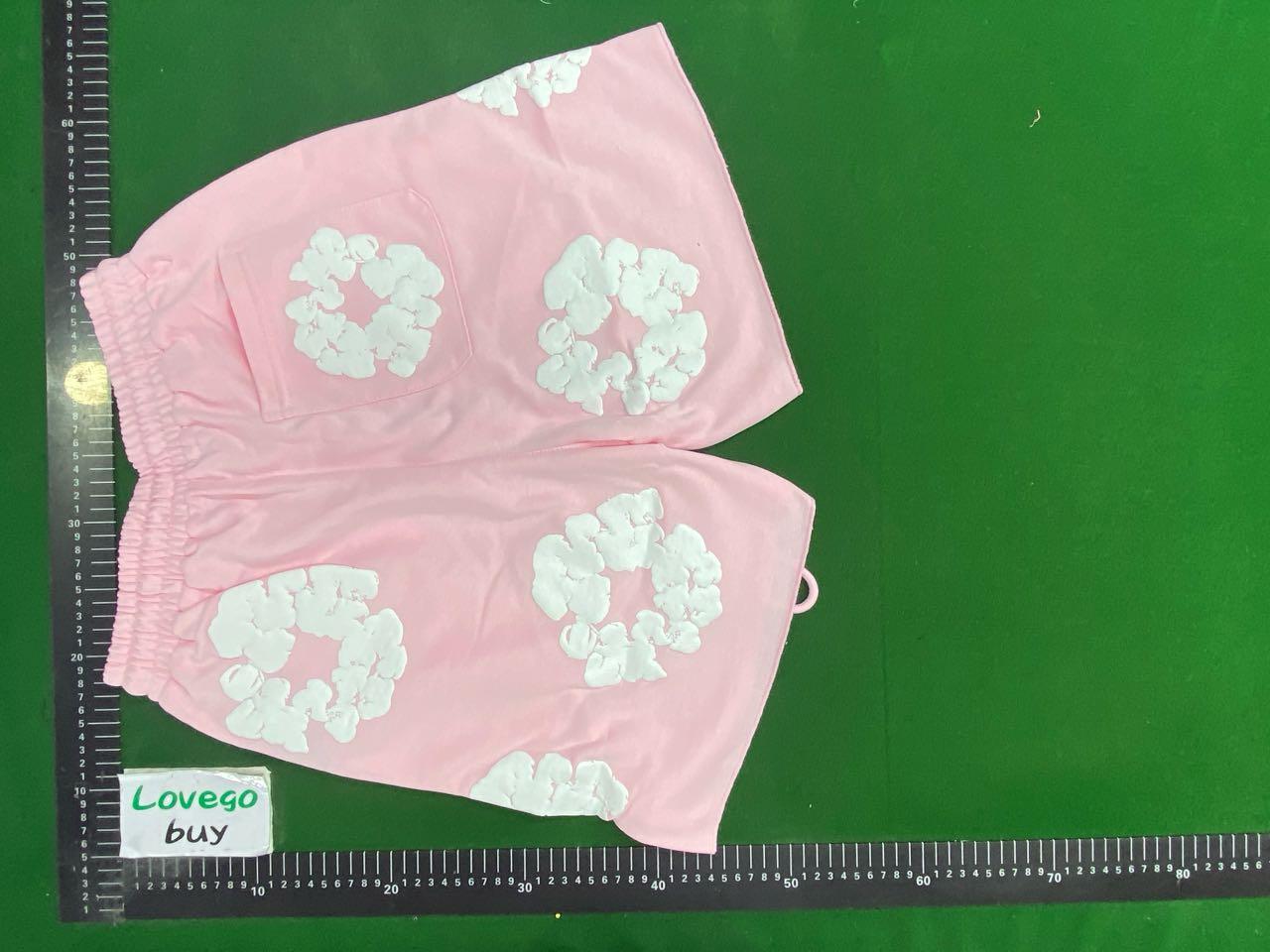 Foto QC 7 de Denim Tears The Cotton Wreath Sweat Shorts Pink