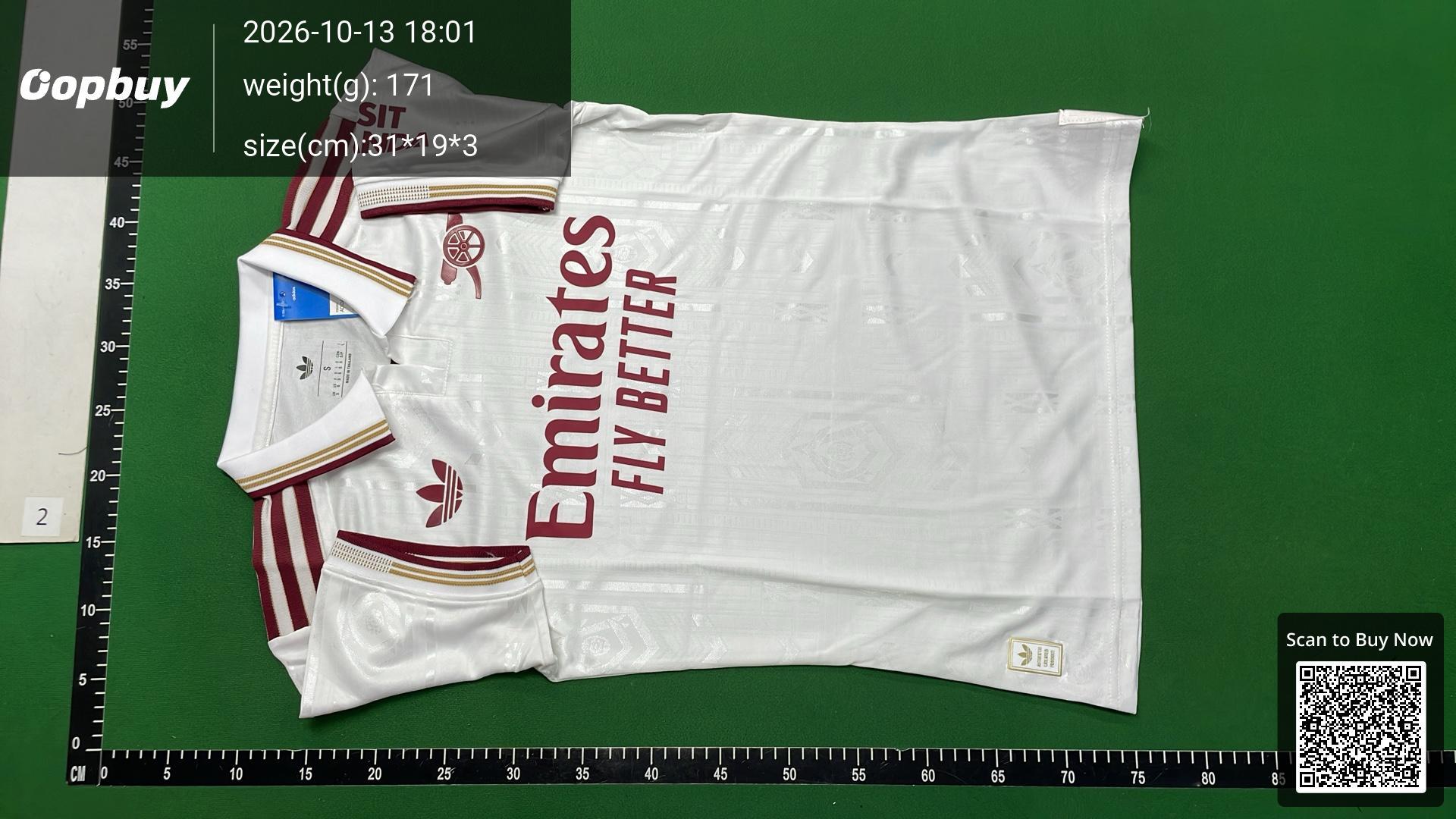 Foto QC 6 de adidas x Arsenal 2026 Away Jersey Black