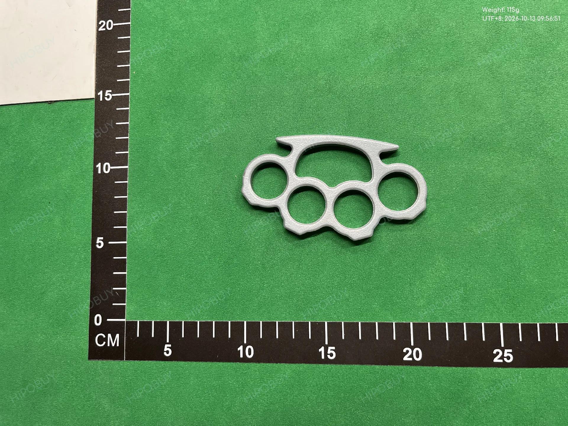 Foto QC 5 de Unbranded ALTO Paracord Wrapped Brass Knuckles Black