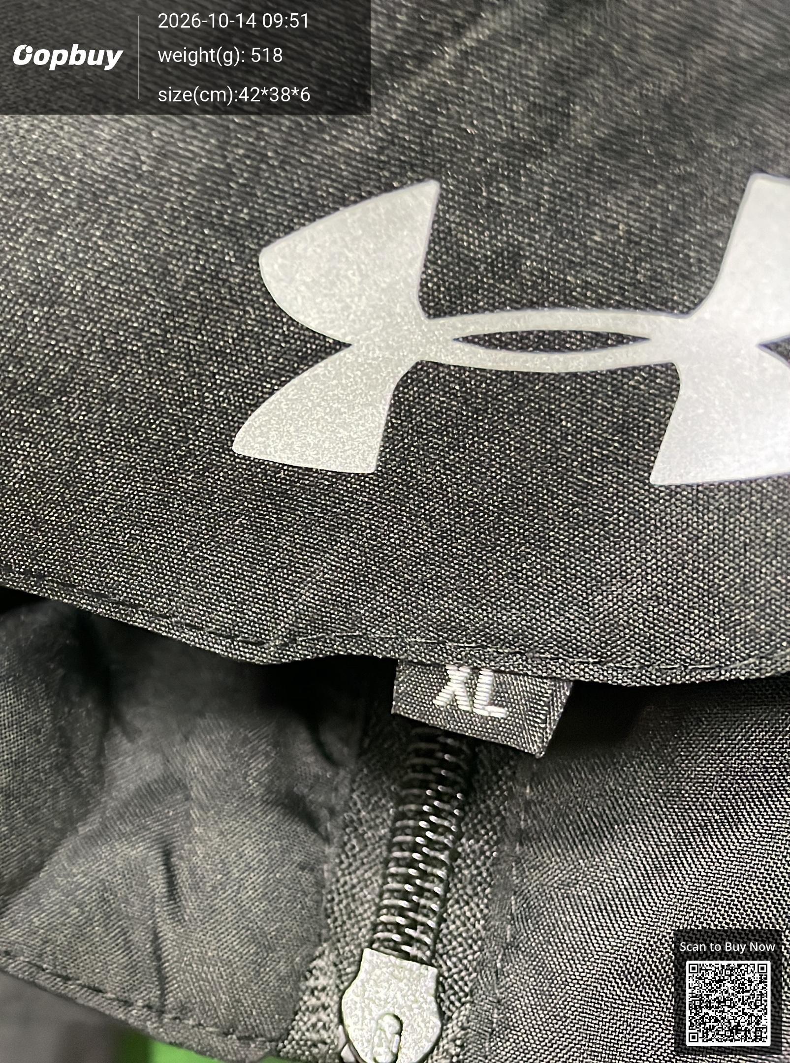 Foto QC 8 de Under Armour Waterproof Windbreaker Jacket Grey