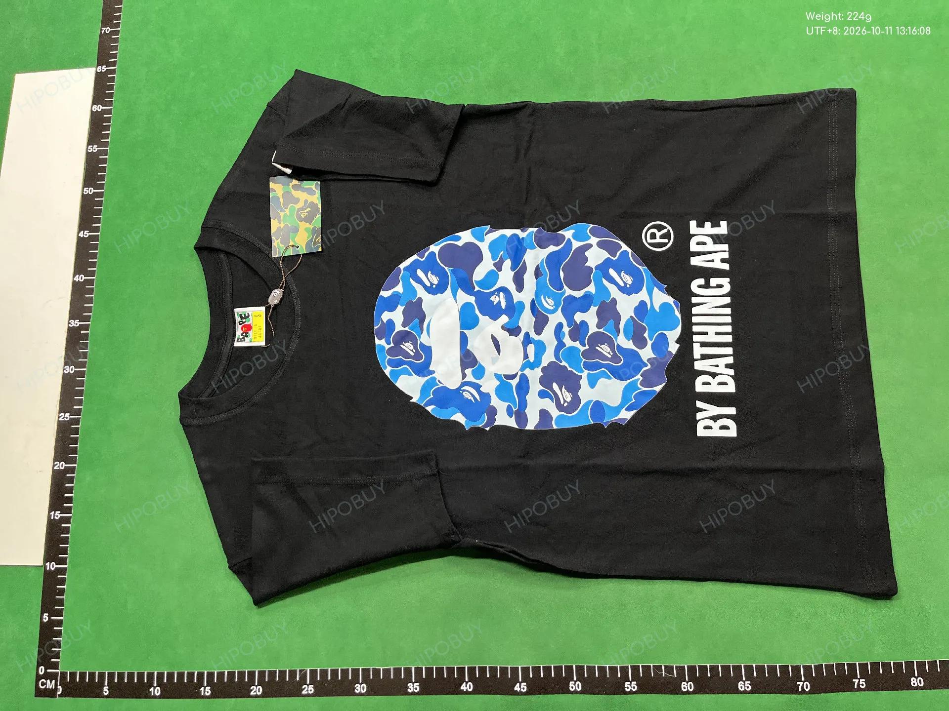 Foto QC 2 de BAPE College T-shirt Small Ape Head Black