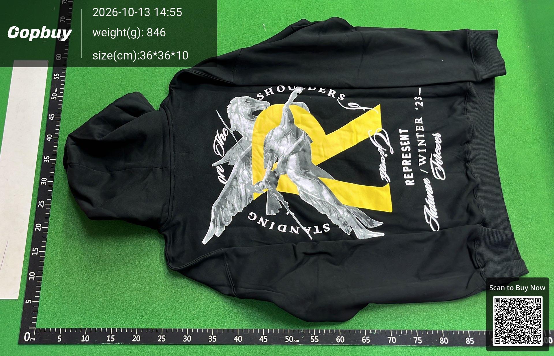 Foto QC 7 de Represent Icarus Hoodie White